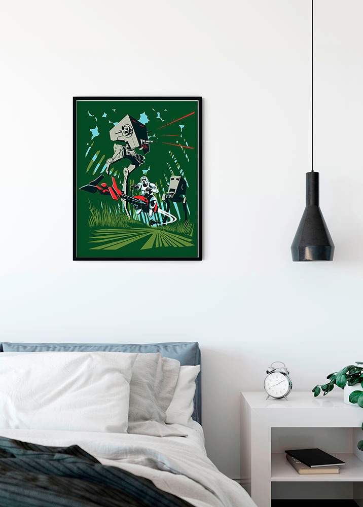 Komar Bild »Star Wars Classic Vector Endor« Star Wars 1 Stk. tlg. Wandbild zur Dekoration im Kinderzimmer - ohne Rahmen