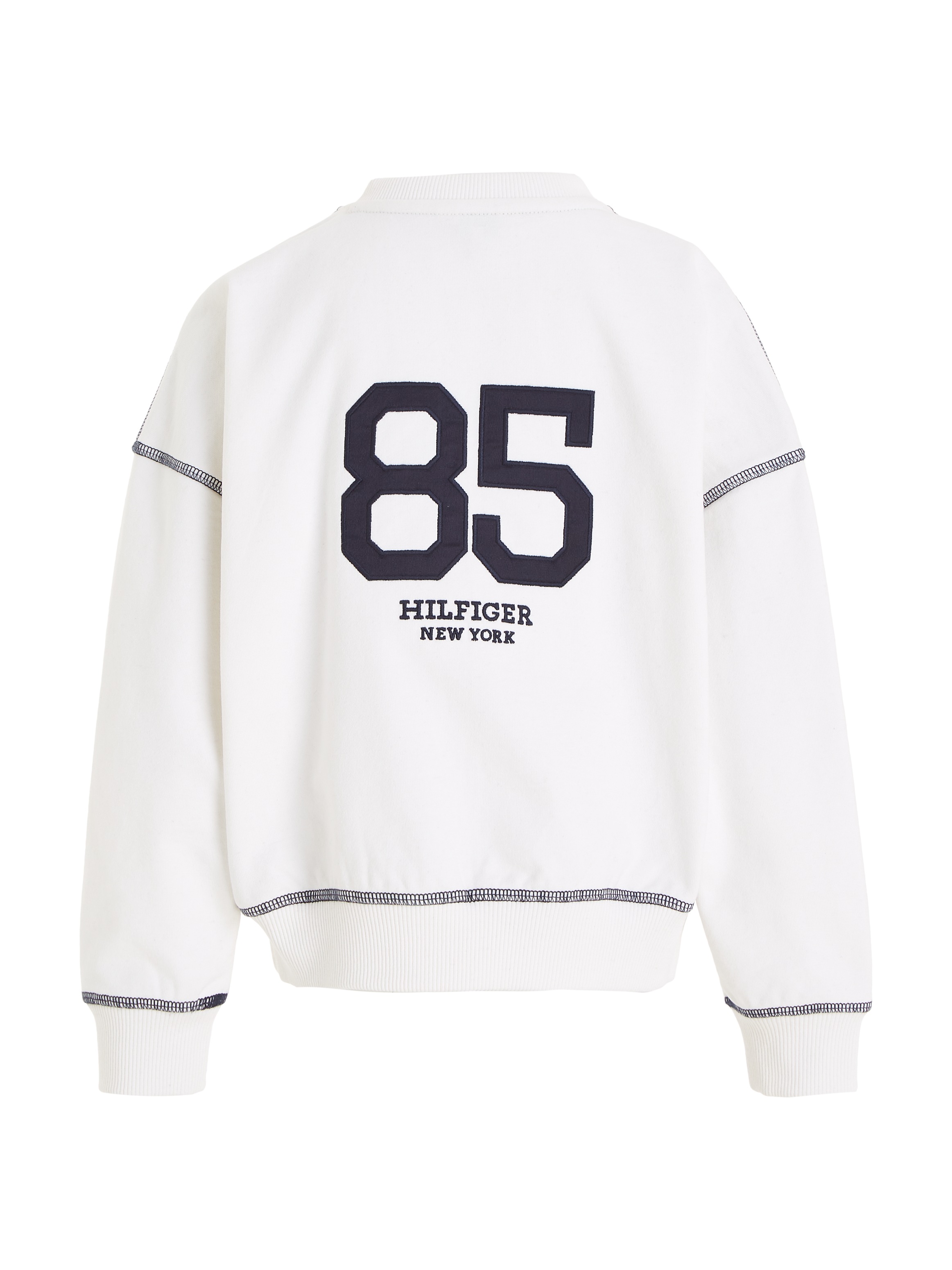 Tommy Hilfiger Sweatshirt »HILFIGER SCRIPT 85 SWEATSHIRT«, mit großem Logo auf der Rückseite