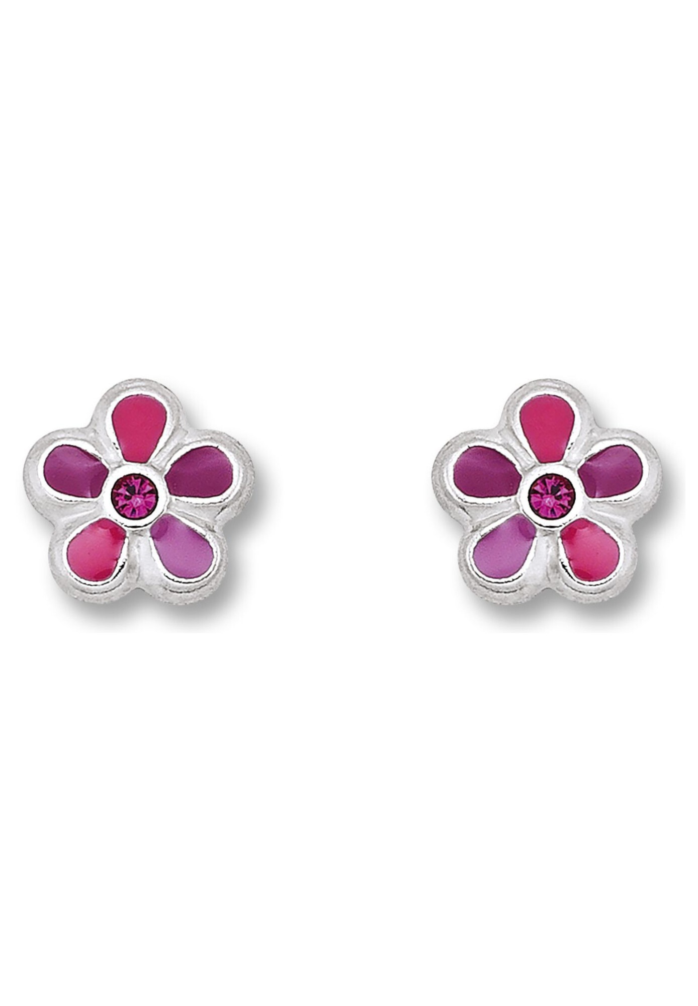 ONE ELEMENT Paar Ohrstecker »Zirkonia Blume Ohrringe  Ohrstecker aus 925 Silber«