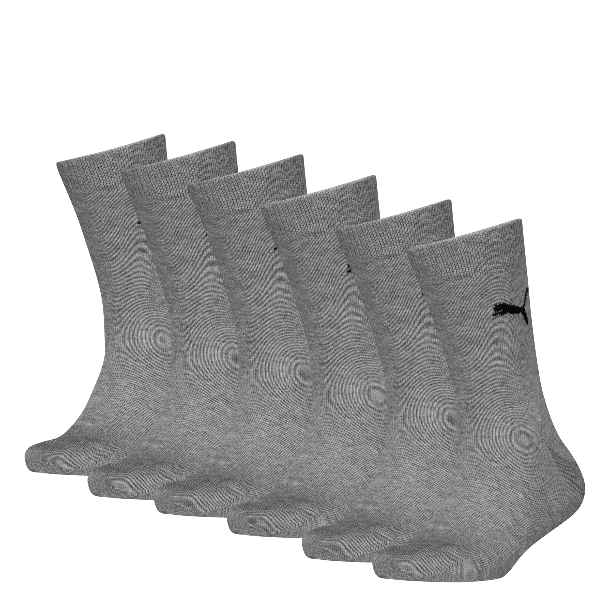 PUMA Socken "PUMA KIDS EASY RIDER 6P ECOM" 6 Paar, Sportsocken, Rippenbündchen, Logo