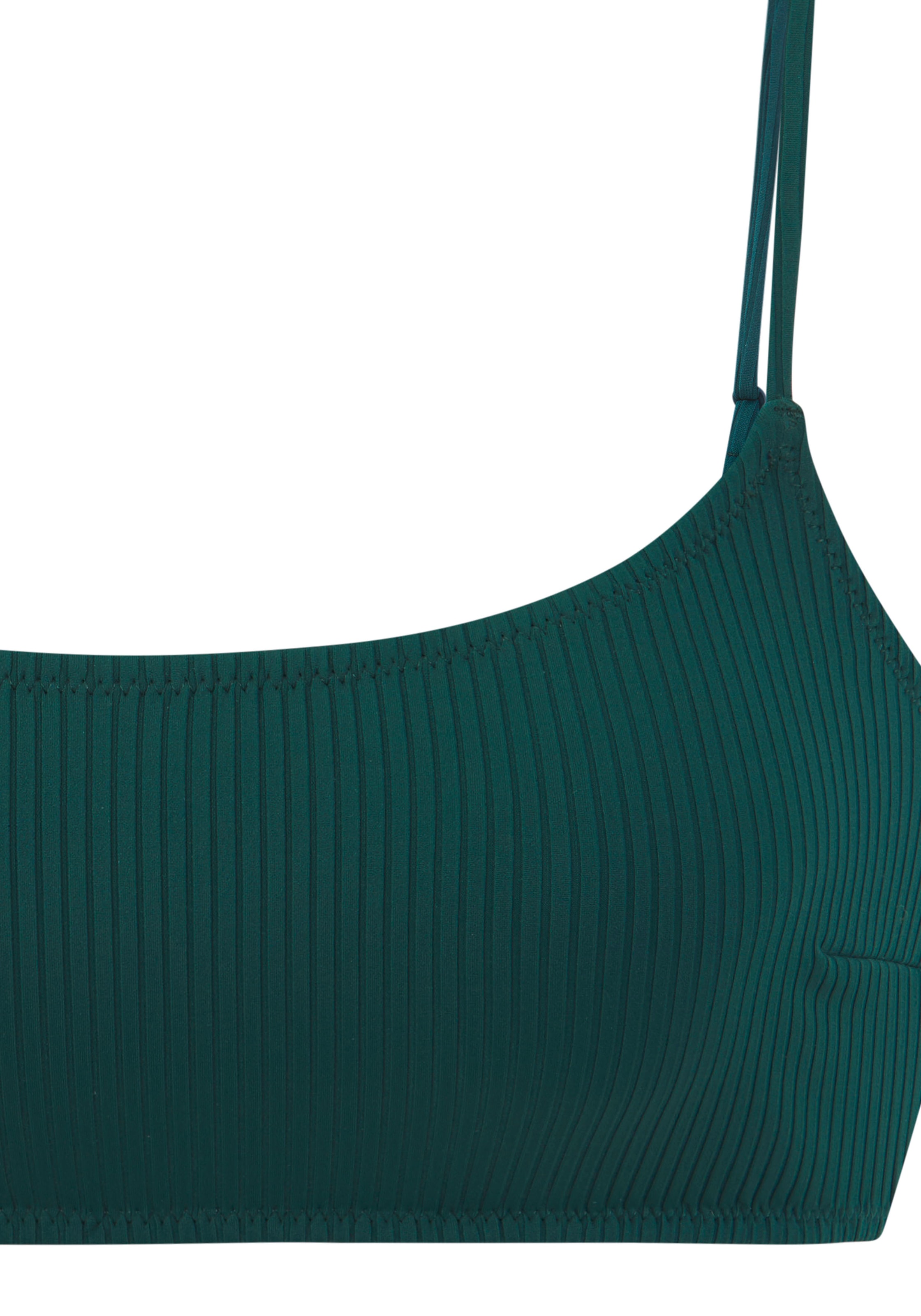 Elbsand Bustier-Bikini aus trendiger Rippware