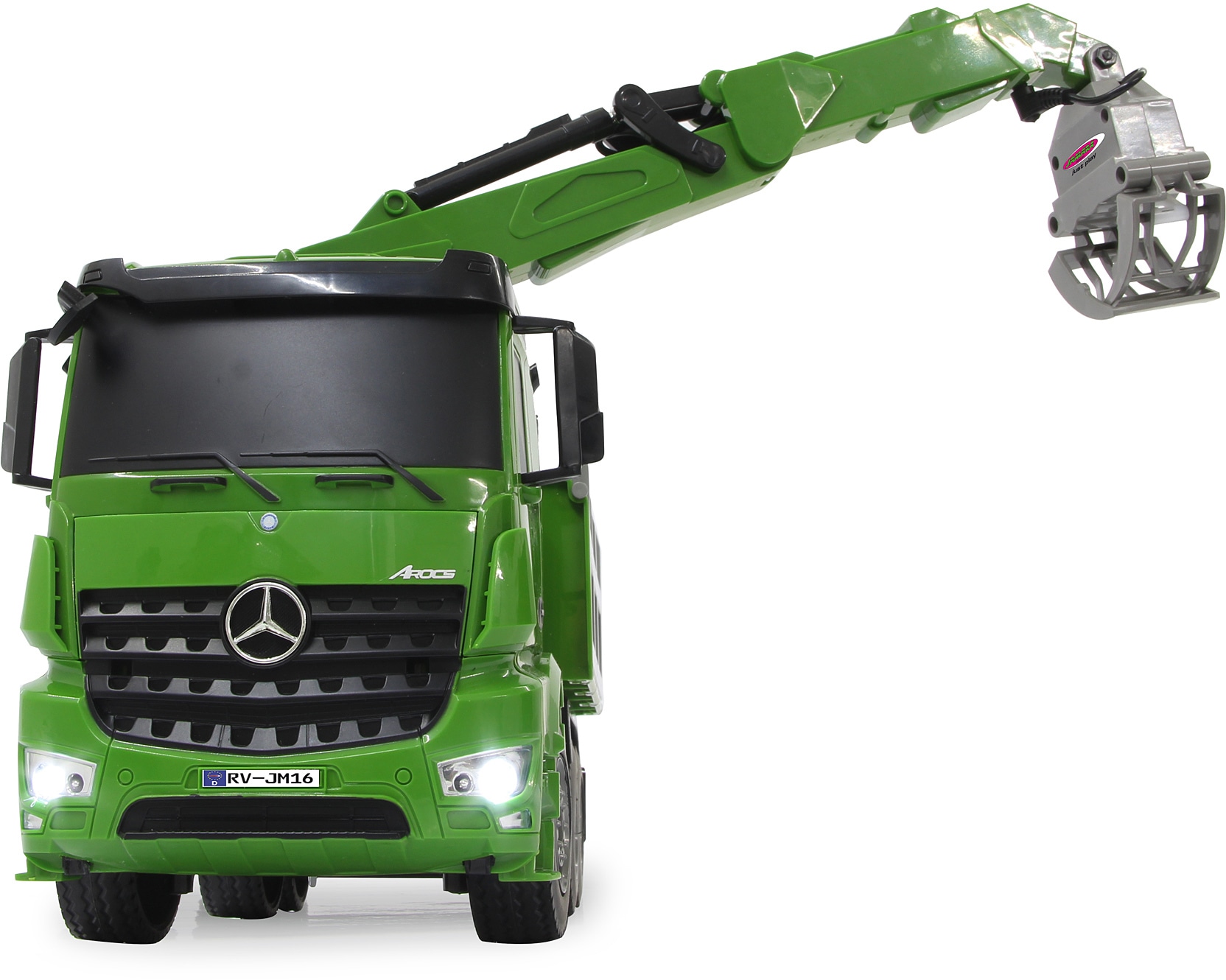 Jamara RC-LKW »Holztransporter Mercedes-Benz Arocs 1:20 - 2,4 GHz«, mit Licht & Sound