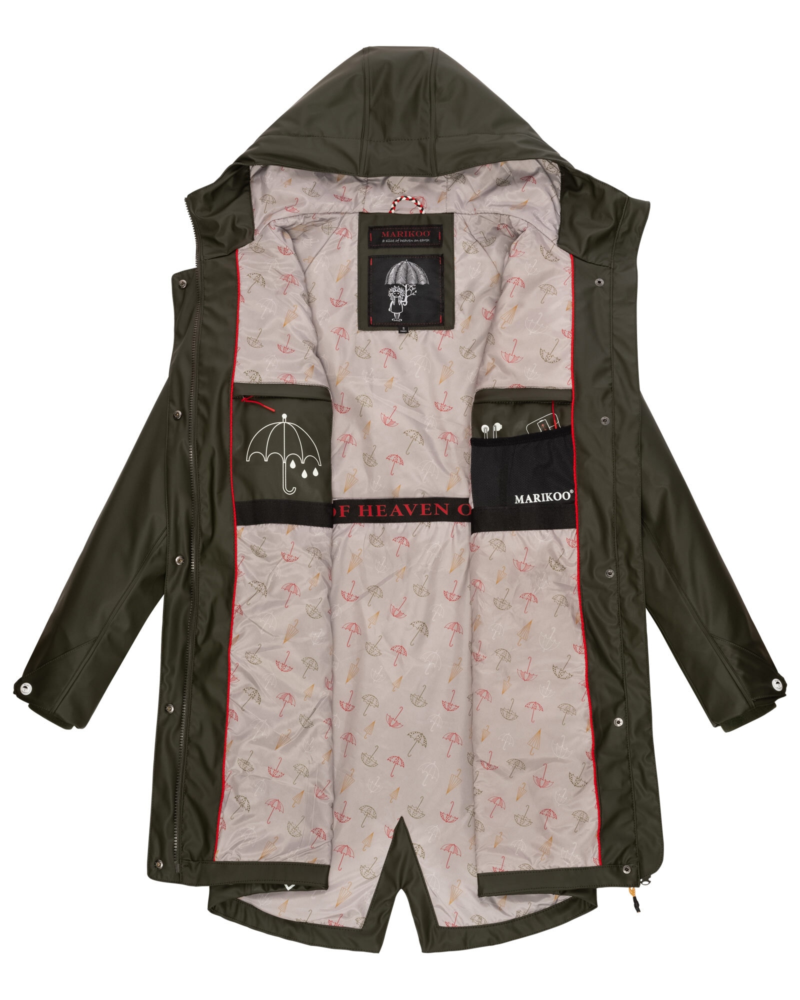 Marikoo Outdoorjacke »Marikoo Dancing Umbrella Damen Jacke B924«
