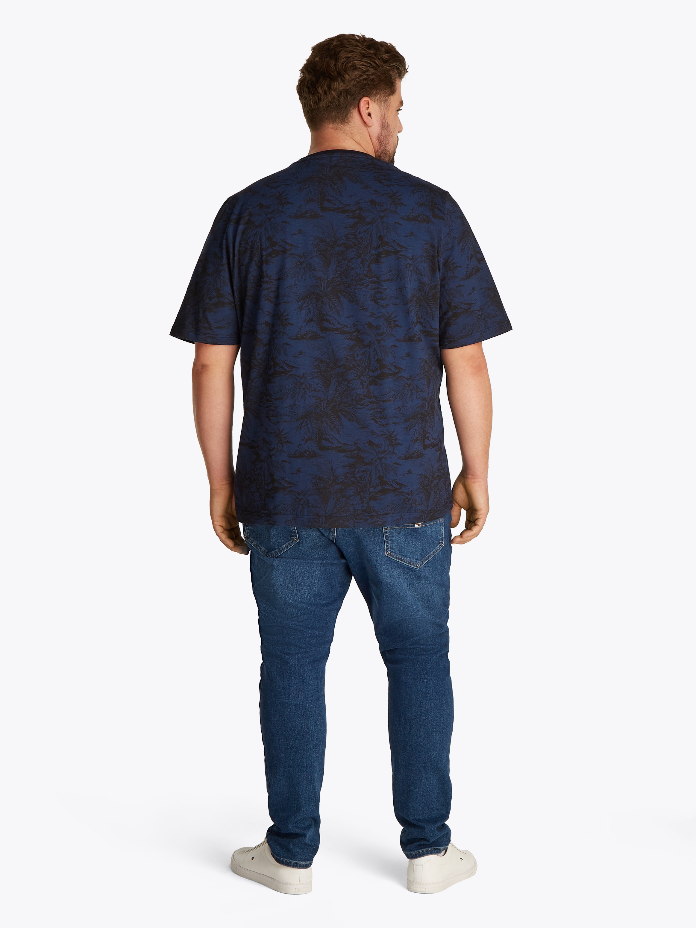 Tommy Hilfiger Big & Tall T-Shirt »BT-SUMMER SLUB AOP TEE-B«, Große Größen