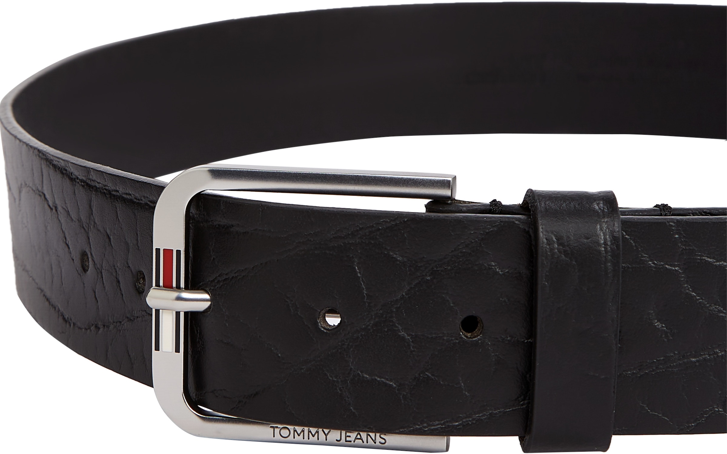 Tommy Jeans Ledergürtel »TJM AUSTIN 4.0«, Größenverstellbar