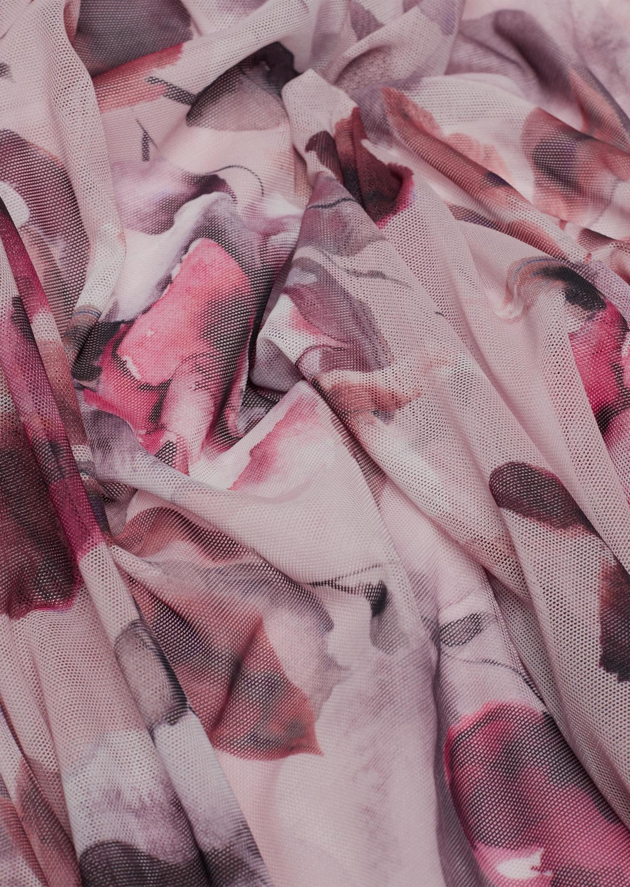 GOLDNER Sommerrock »Kurzgröße Luftig schwingender Rock aus bedrucktem Mesh«