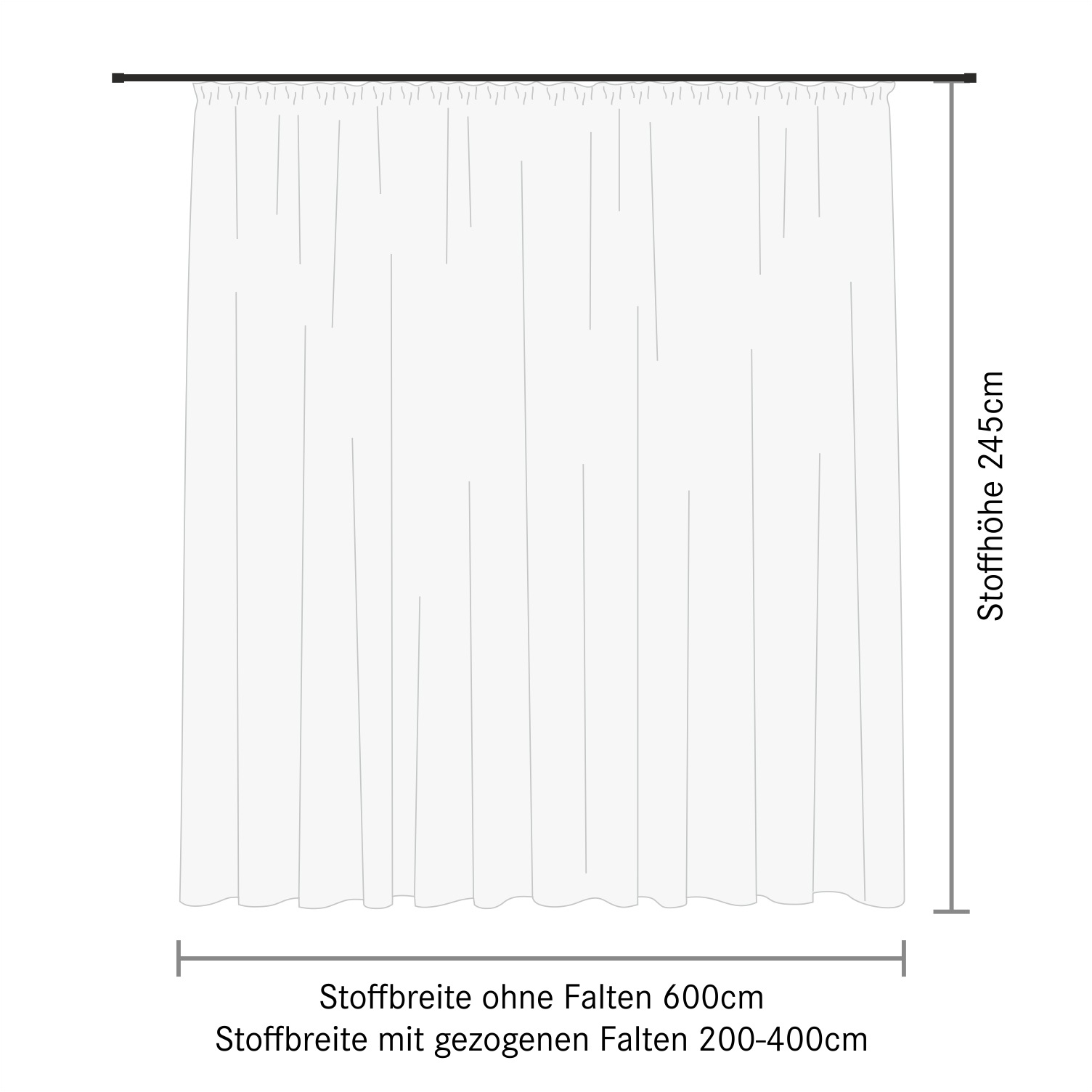 Gerster Gardine »Martina«, (1 St.), Pflegeleichte Effekt-Voile-Webware