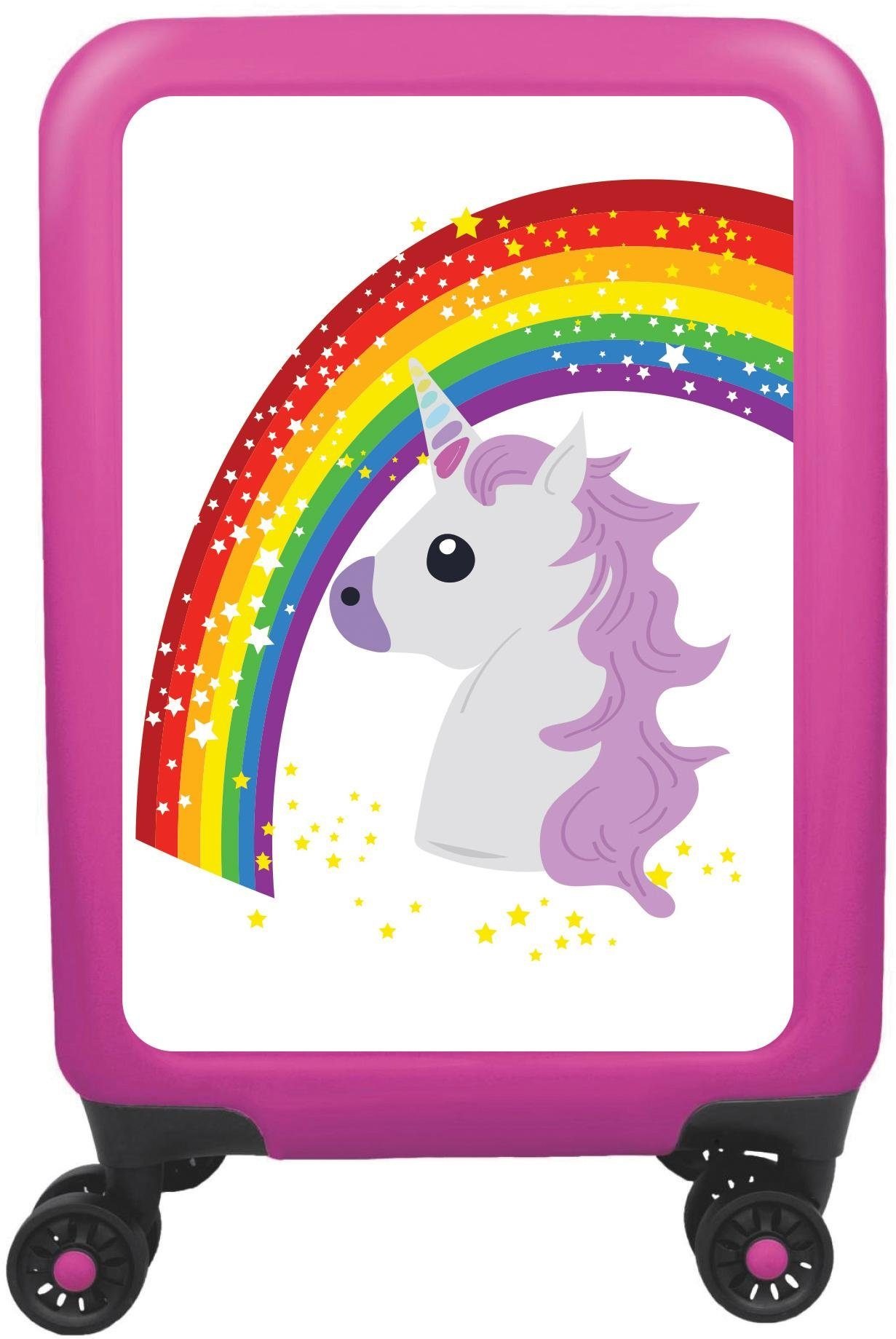 meinTrolley Hartschalen-Trolley »Einhorn Regenbogen, 55 cm«, 4 Rollen, Made in Germany kaufen