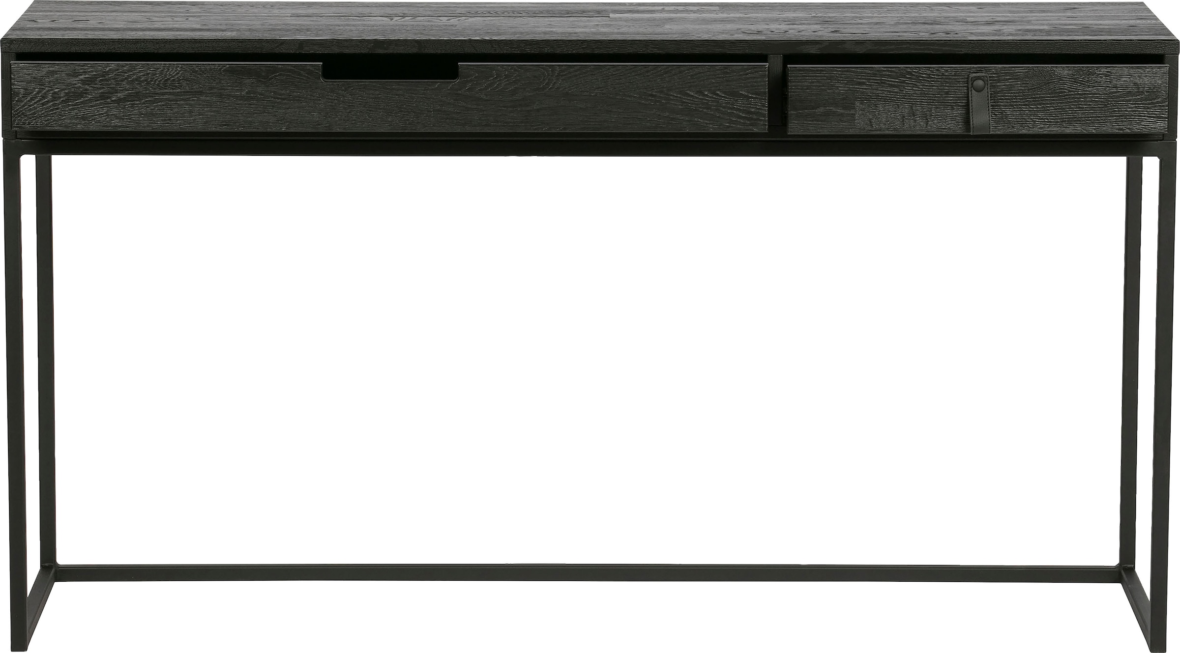 WOOOD Schreibtisch »Silas«, zwei Schubladen, Holz teilmassiv, H 75 cm x B 140 cm