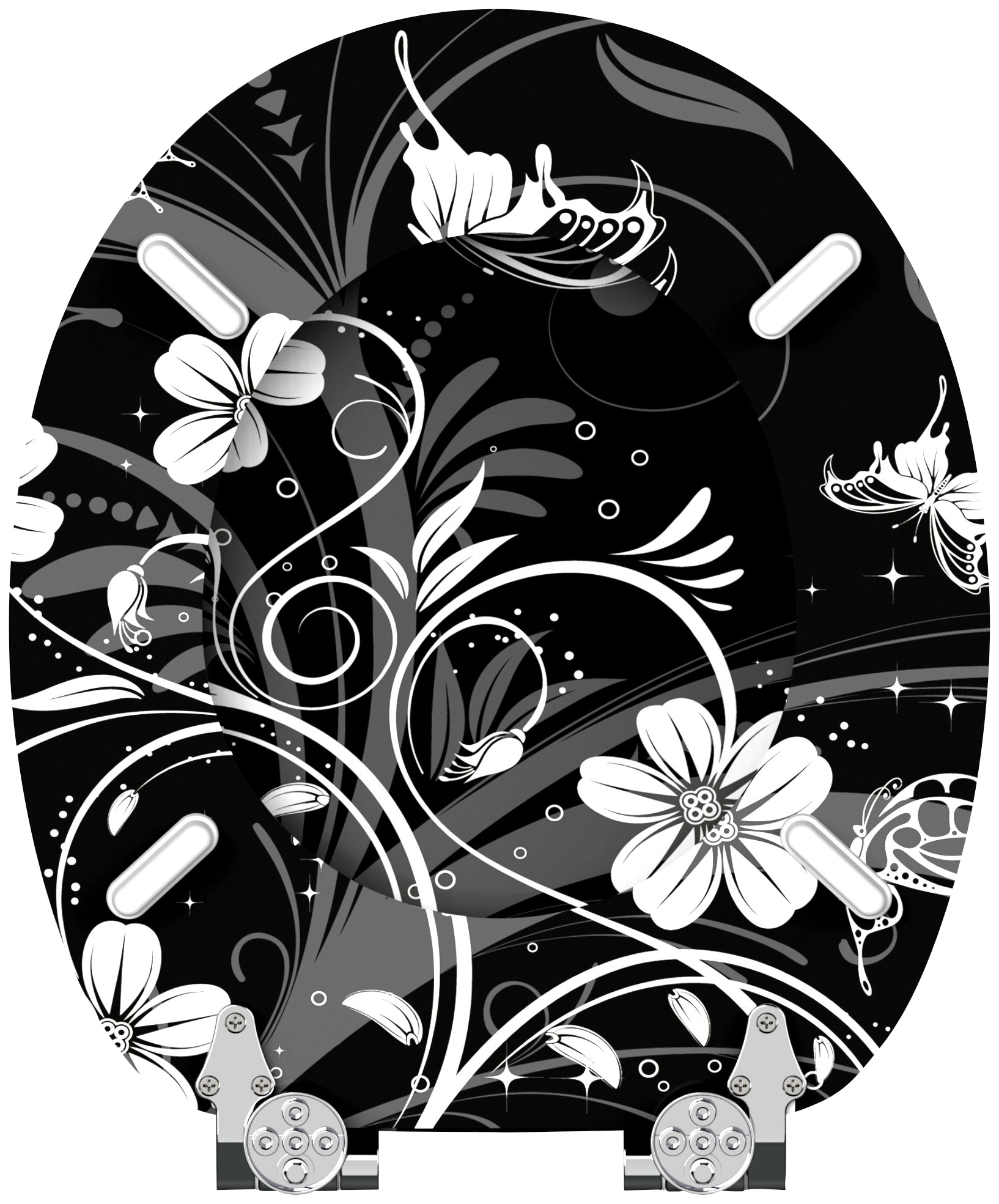 Sanilo WC-Sitz »White Flower«, mit Absenkautomatik