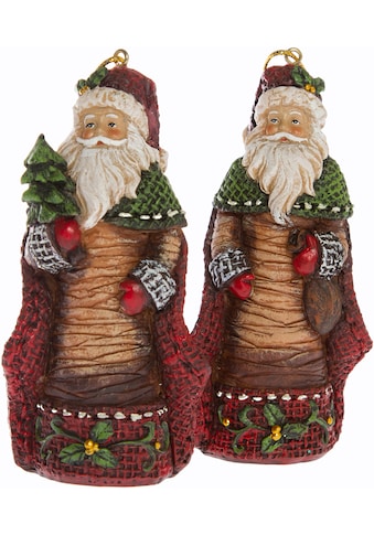 Myflair Möbel & Accessoires Weihnachtsmann »Weihnachtsdeko rot«, (Set, 2 St.),... kaufen