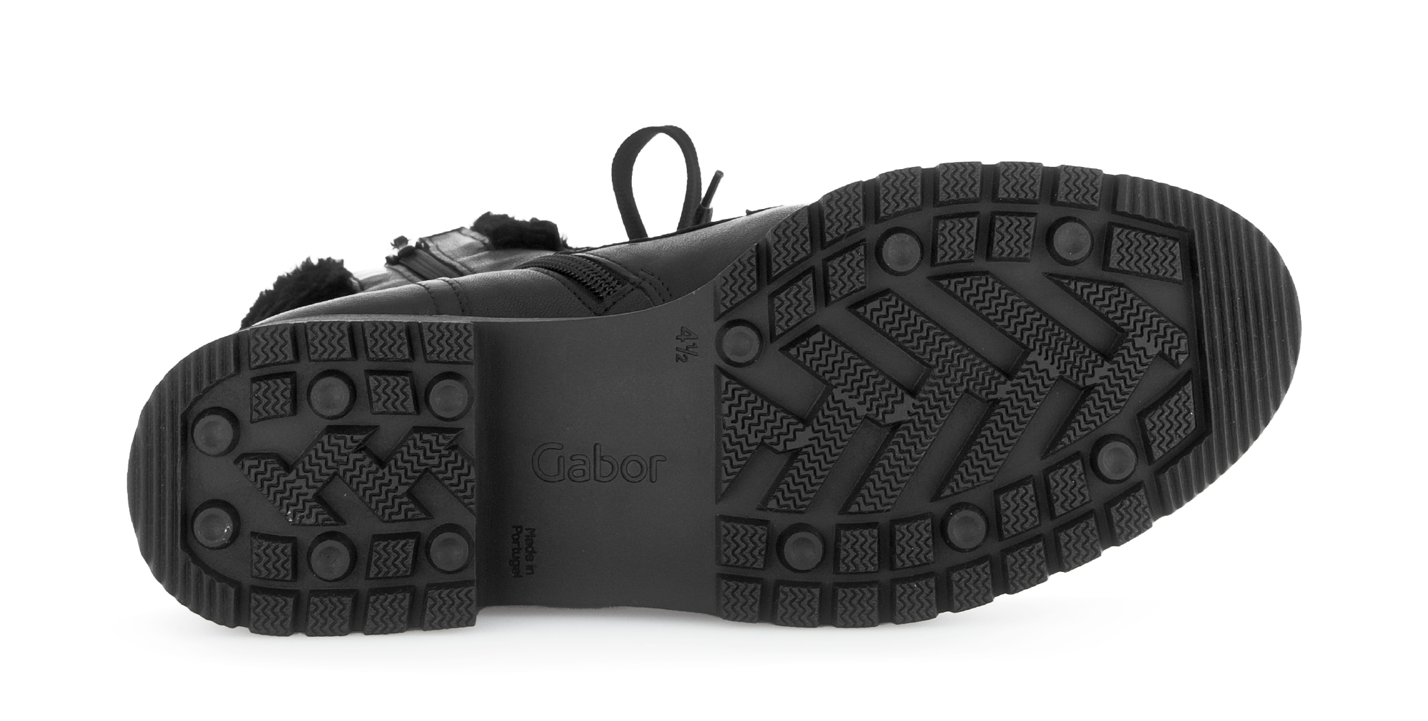 Gabor Winterstiefelette »GENUA«  , Blockabsatz, Winterboots mit Teddyplüsch-Kragen