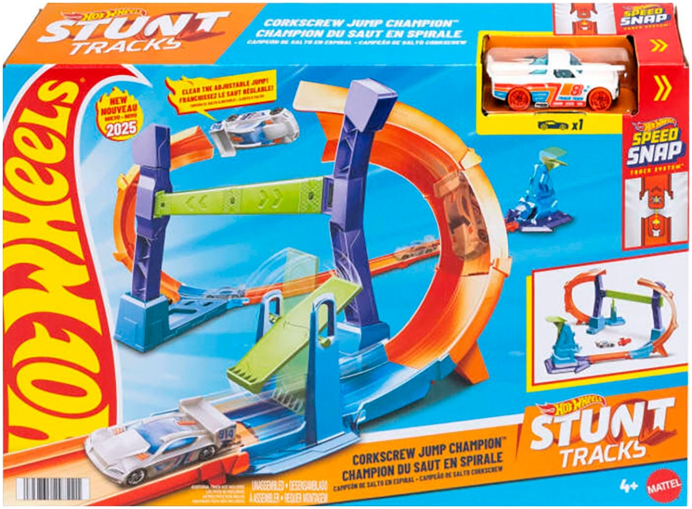 Hot Wheels Autorennbahn »Sprung durch die Spirale«