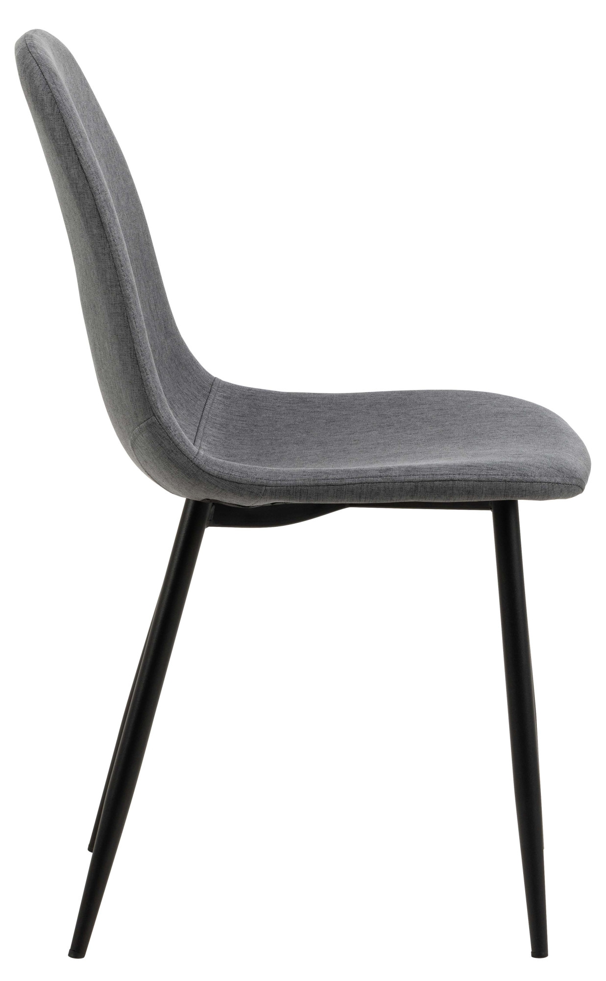 ACTONA GROUP Esszimmer-Set »Esspruppe, Speisetisch mit Wohnzimmerstühlen«, (Komplett-Set, 5 St., 1x Tisch + 4x Stuhle), Rechteckig Esstisch+4x Stühle,Wildeiche Melamin,dunkelgrau,120x80x75cm