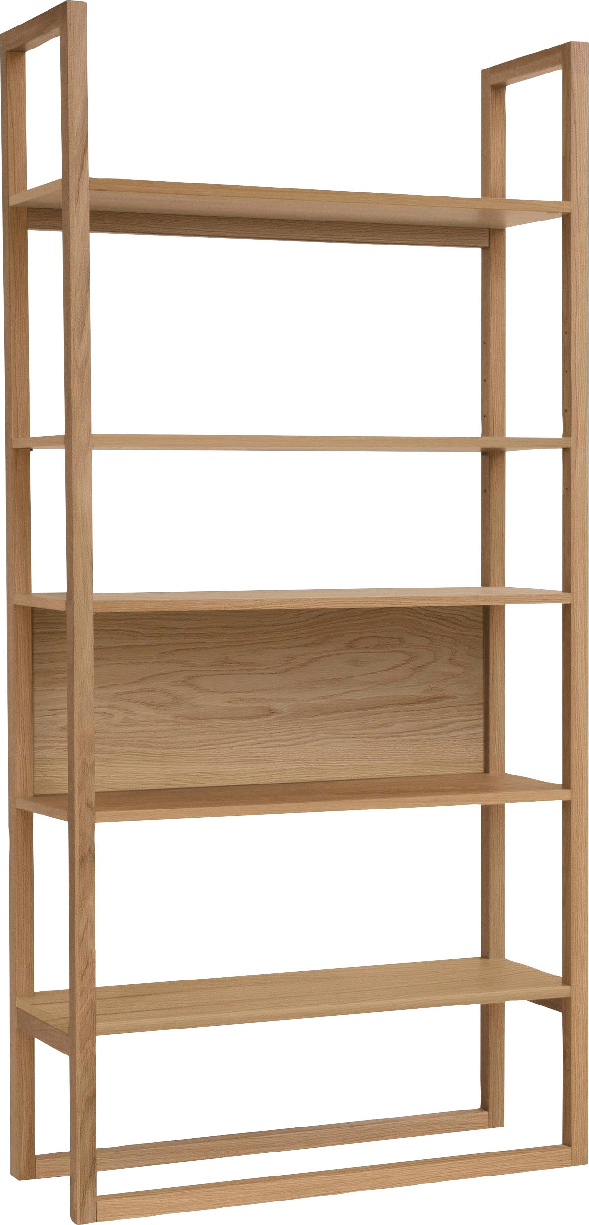 Woodman Bücherregal »New Est«, im skandinavischen Design, Gestell aus massiver Eiche