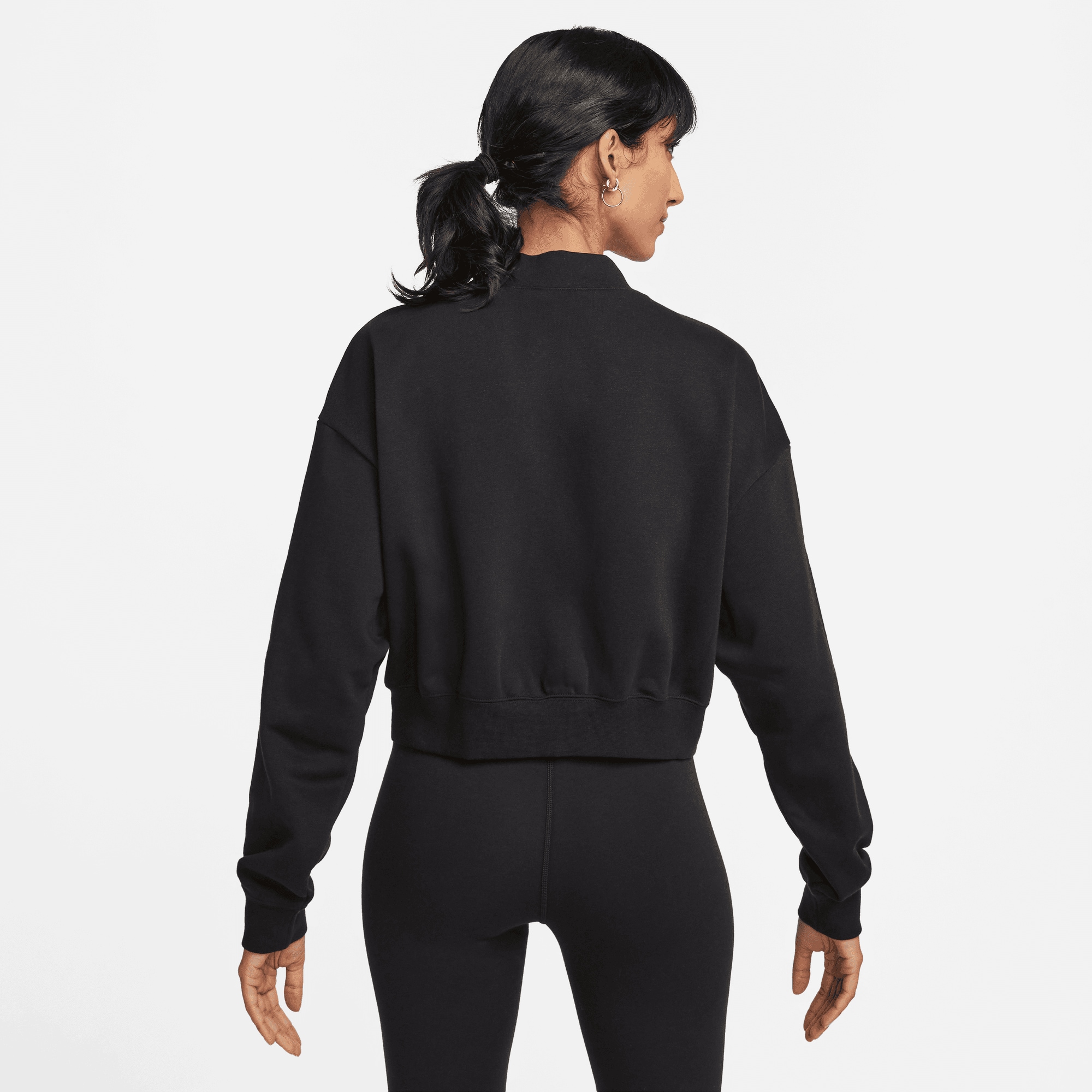 Nike Sportswear Sweatjacke »CLUB FLEECE WOMEN'S OVERSIZED CROPPED FULL-ZIP JACKET«