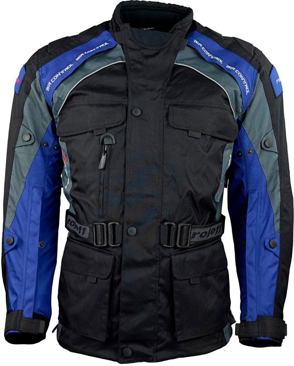 roleff Motorradjacke »Liverpool RO«, Unisex, Mit Sicherheitsstreifen, 4 Taschen