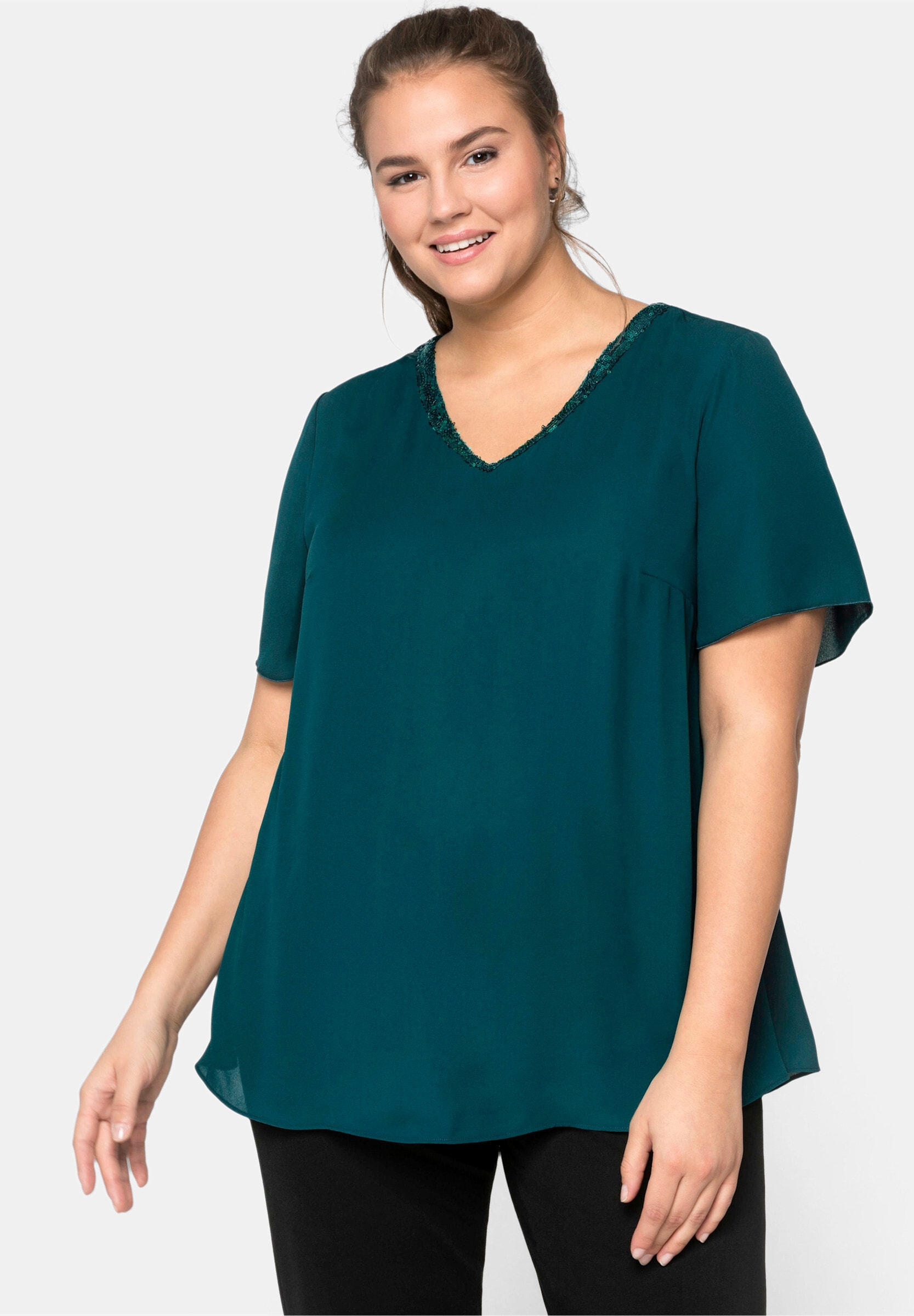 Sheego Longbluse »Tunika Tunika im Lagenlook«