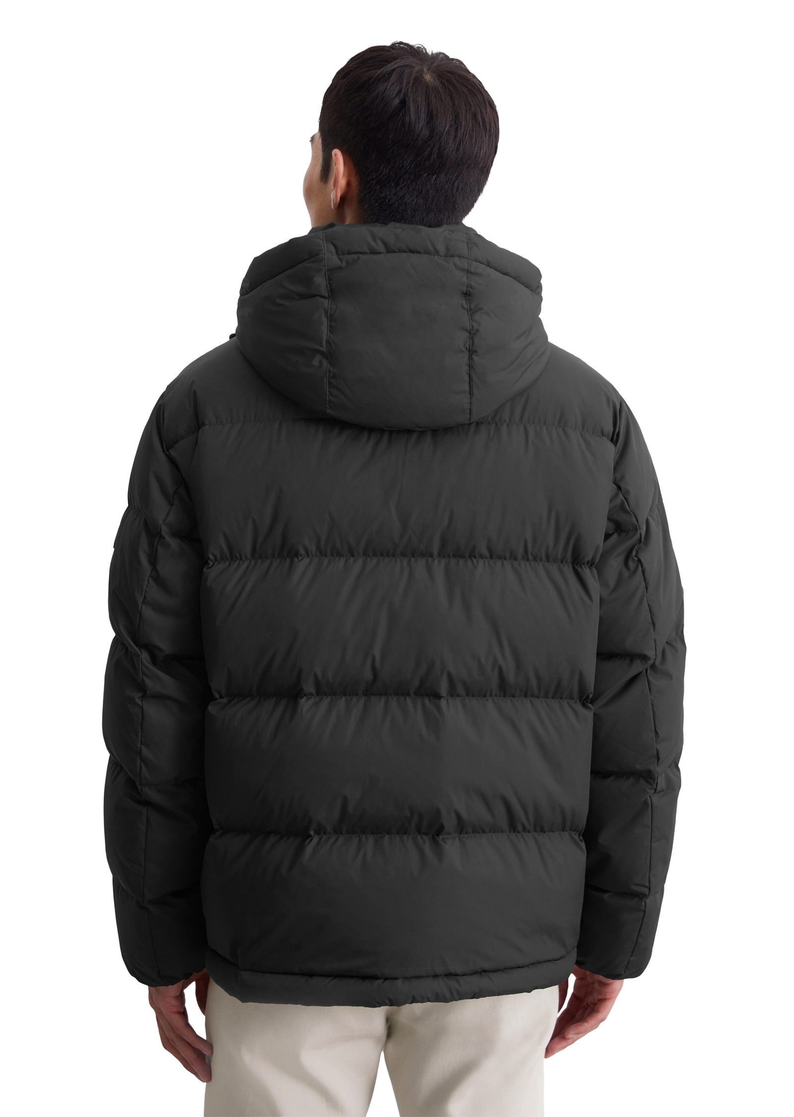 Marc O'Polo Winterjacke, mit Kapuze, mit Kapuze und vielen Details