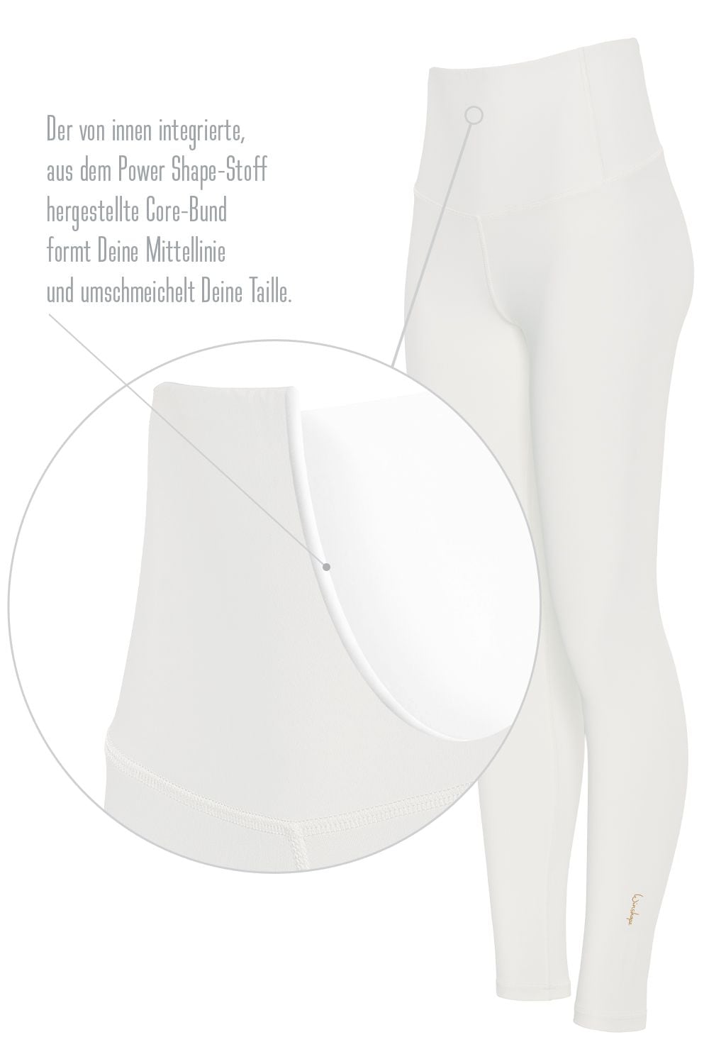 Winshape Leggings »Functional Comfort HWL117C«, mit V-Shape Applikation und Core-Bund