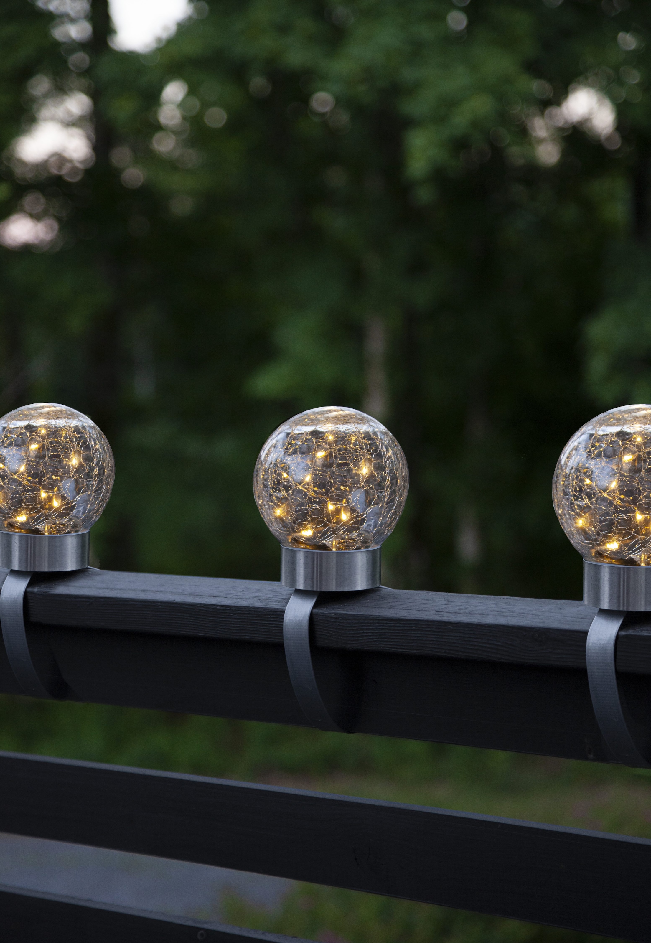 Parforce Traditional Hunting LED Solarleuchte »Solar Dekoration Glory« LED-Board 1 Stk. Warmweiß 3-in-1-Nutzung, 10 Dewdrops, Dämmerungssensor