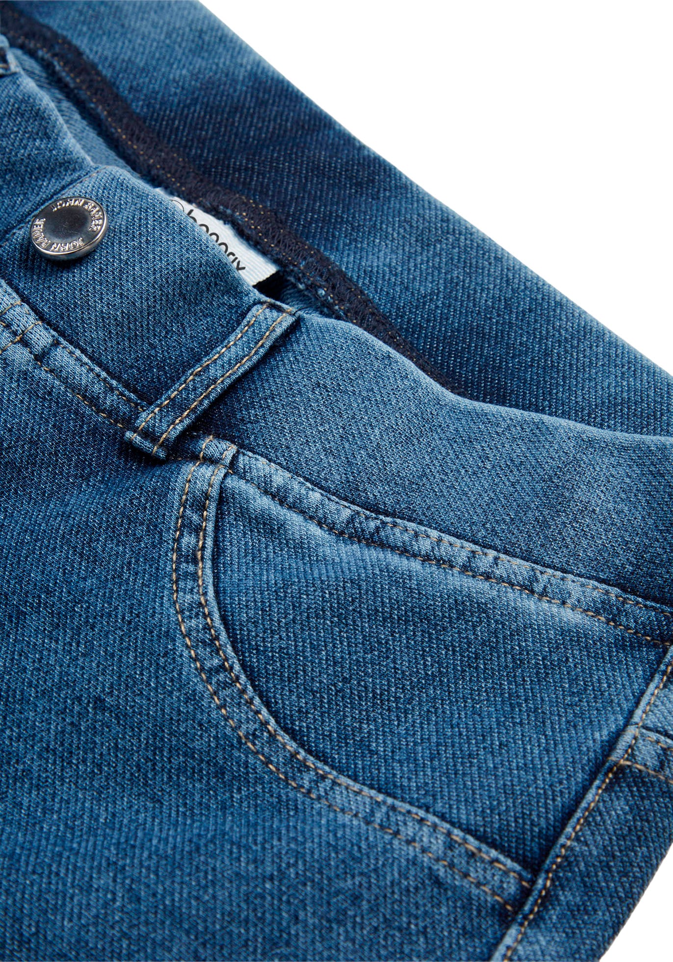 bonprix Leggings »Leggings in Jeansoptik«  aus Baumwollmischung, Slim fit, in Jeansoptik, mit Eingrifftaschen