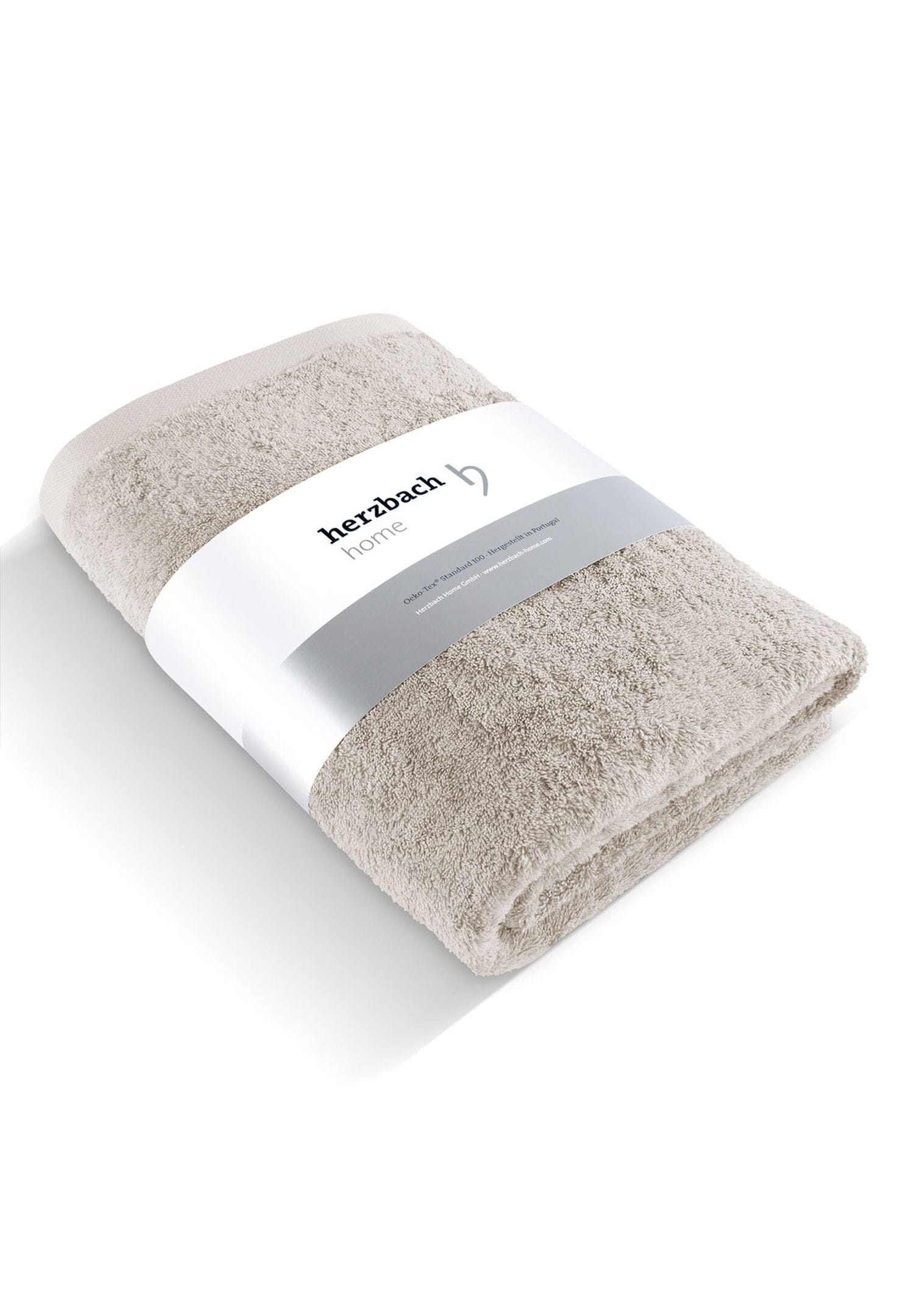 herzbach home Badetücher »Pura« 550g/m², Premium-Qualität, 100% Baumwolle, einfarbig