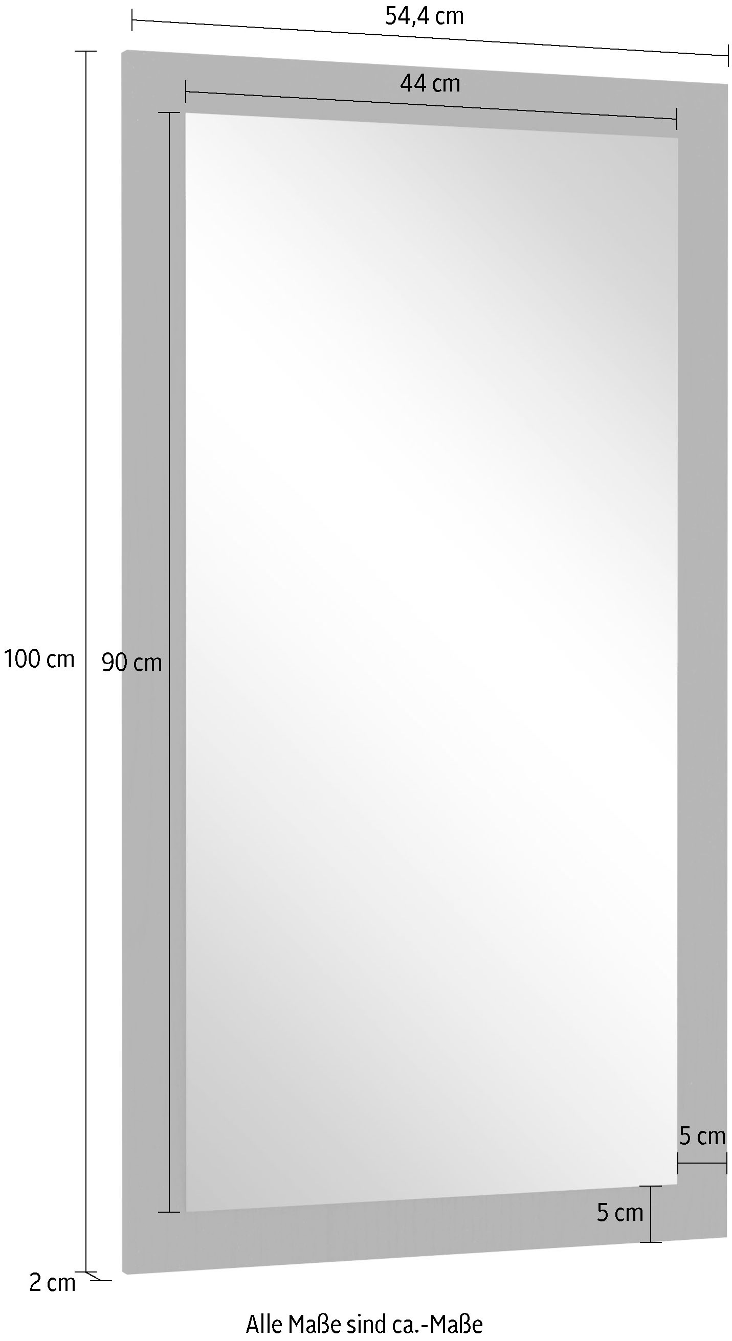 FORTE Garderobenspiegel »Trondheim«, Breite ca. 55 cm