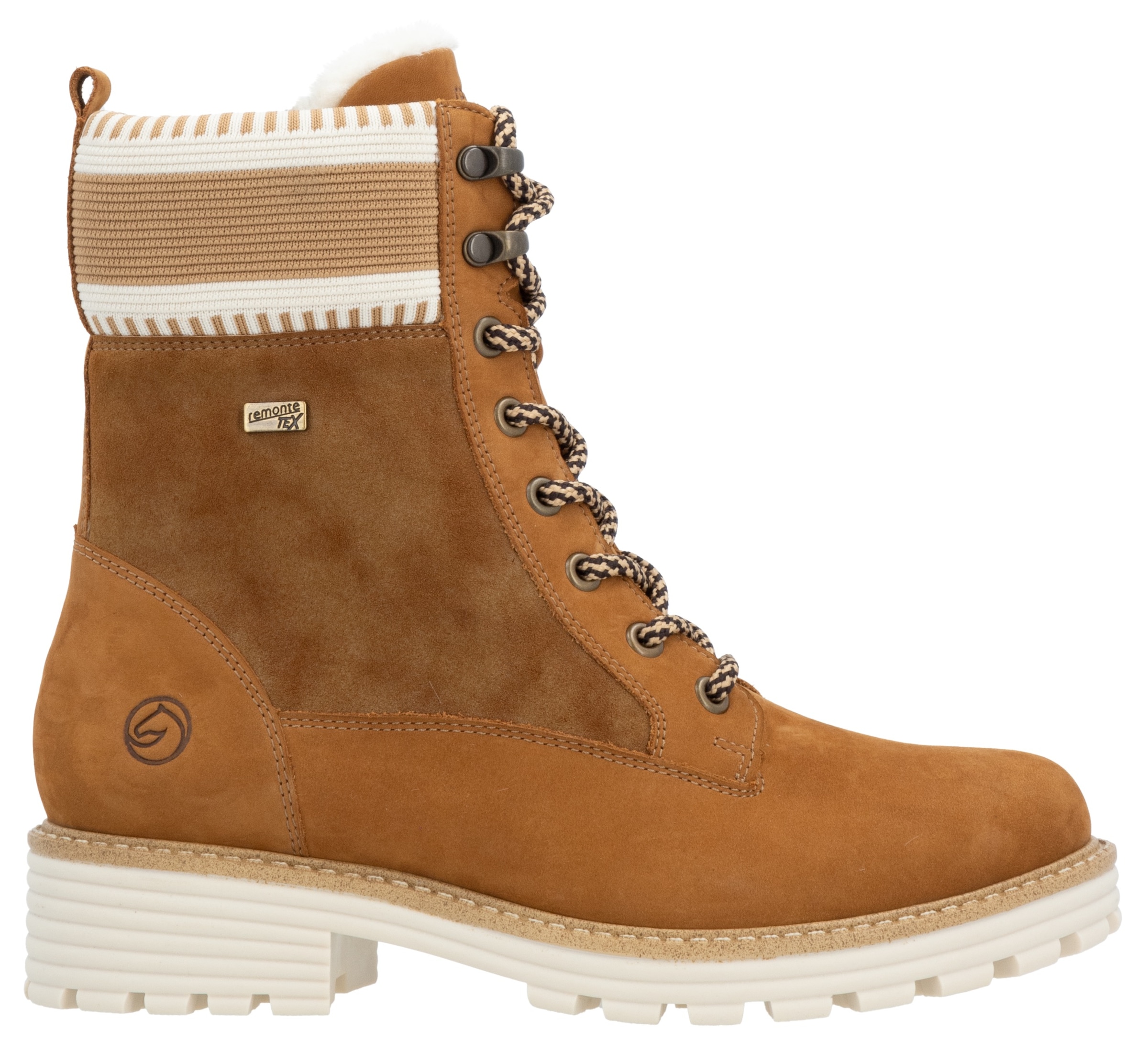 Remonte Winterboots »Elisabeth Hurley-Collection«, Schnürboots, Schnürstiefelette mit wasserabweisender TEX-Membran