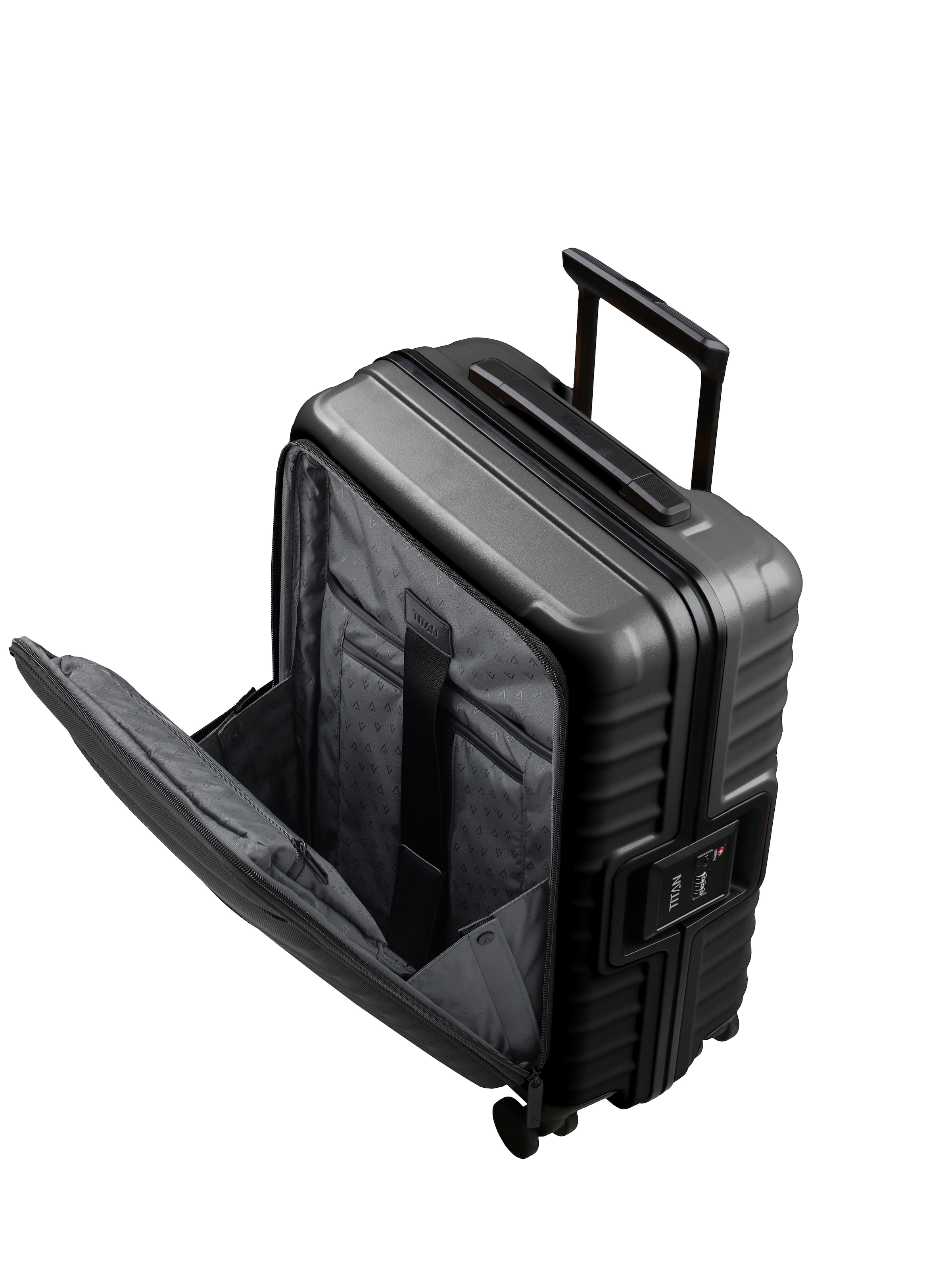 TITAN - Made in Germany Trolley »OVERSEAS Koffer Hartschale« 42 l 4 Rollen