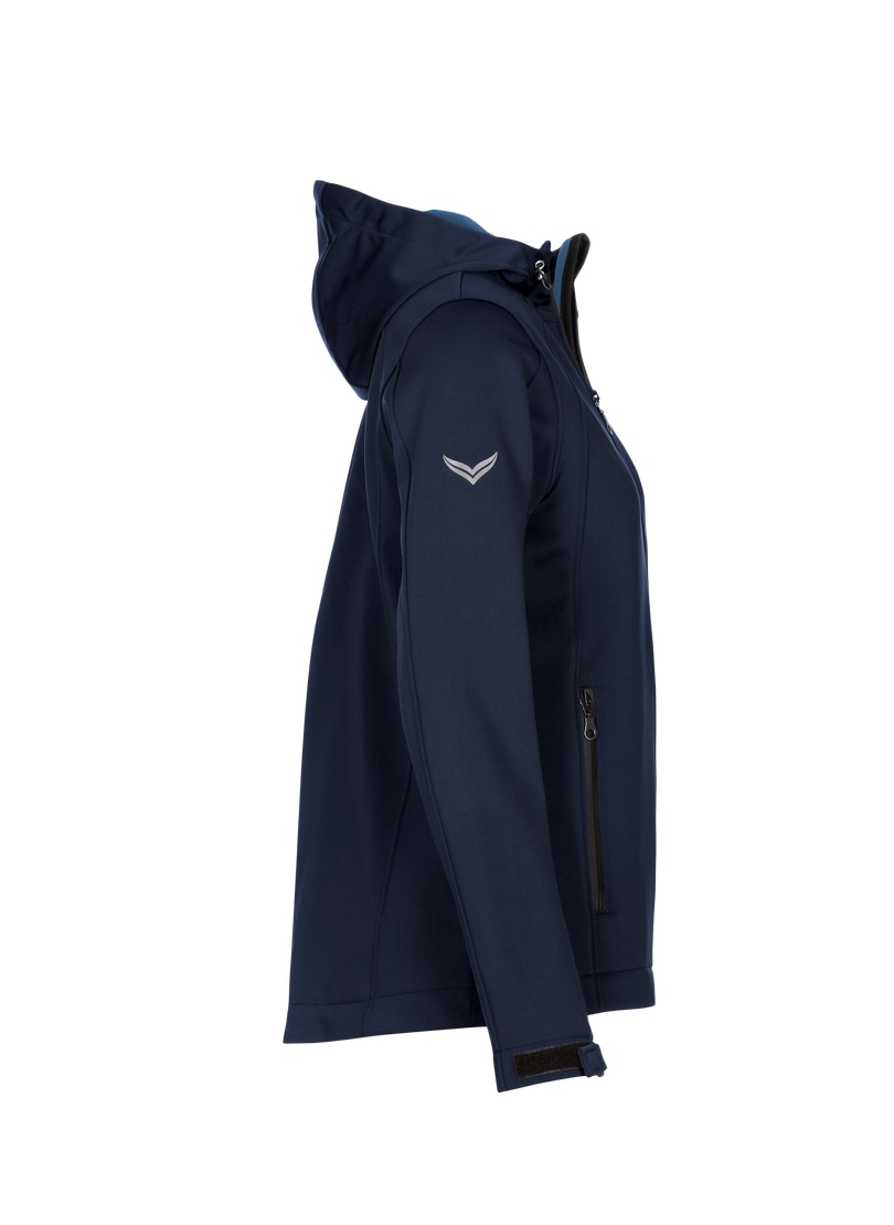Trigema Softshelljacke »TRIGEMA Taillierte Softshell–Kapuzenjacke«, (1 St.)