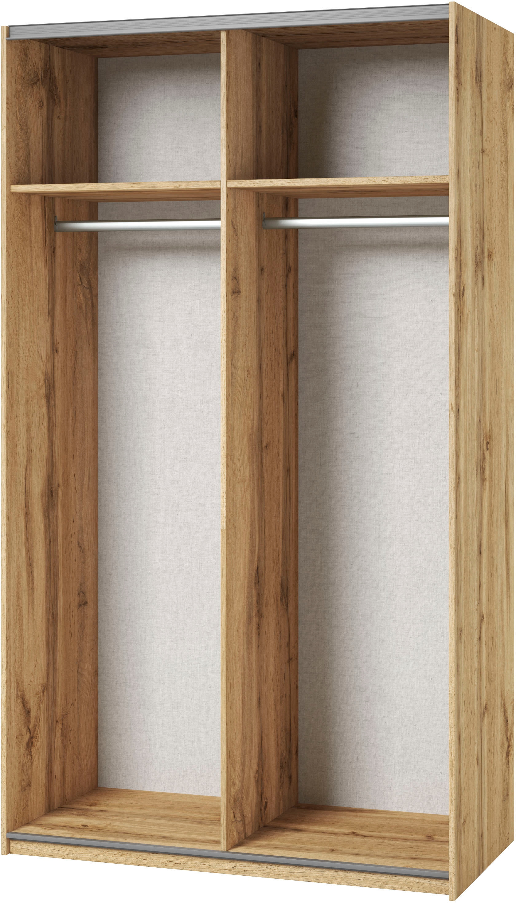 INOSIGN Kleiderschrank »Eastvale, 120x64x210cm, ideal für kleine Räume oder Nischen«, Schrank mit Schwebetüren, FSC-zertifiziert, Metallgriffe