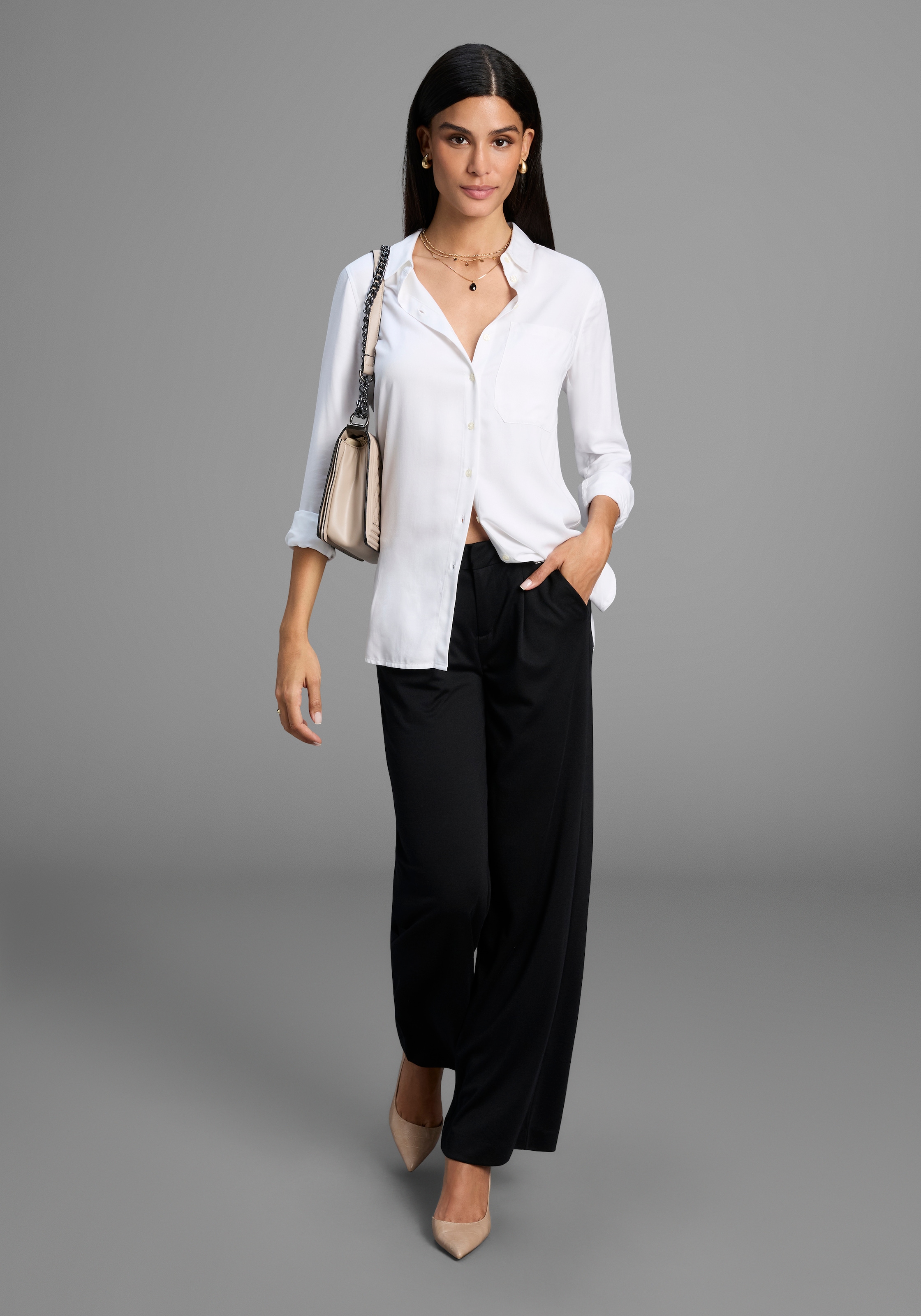 Laura Scott Wirkhose, aus bequemer, elastischer Ware