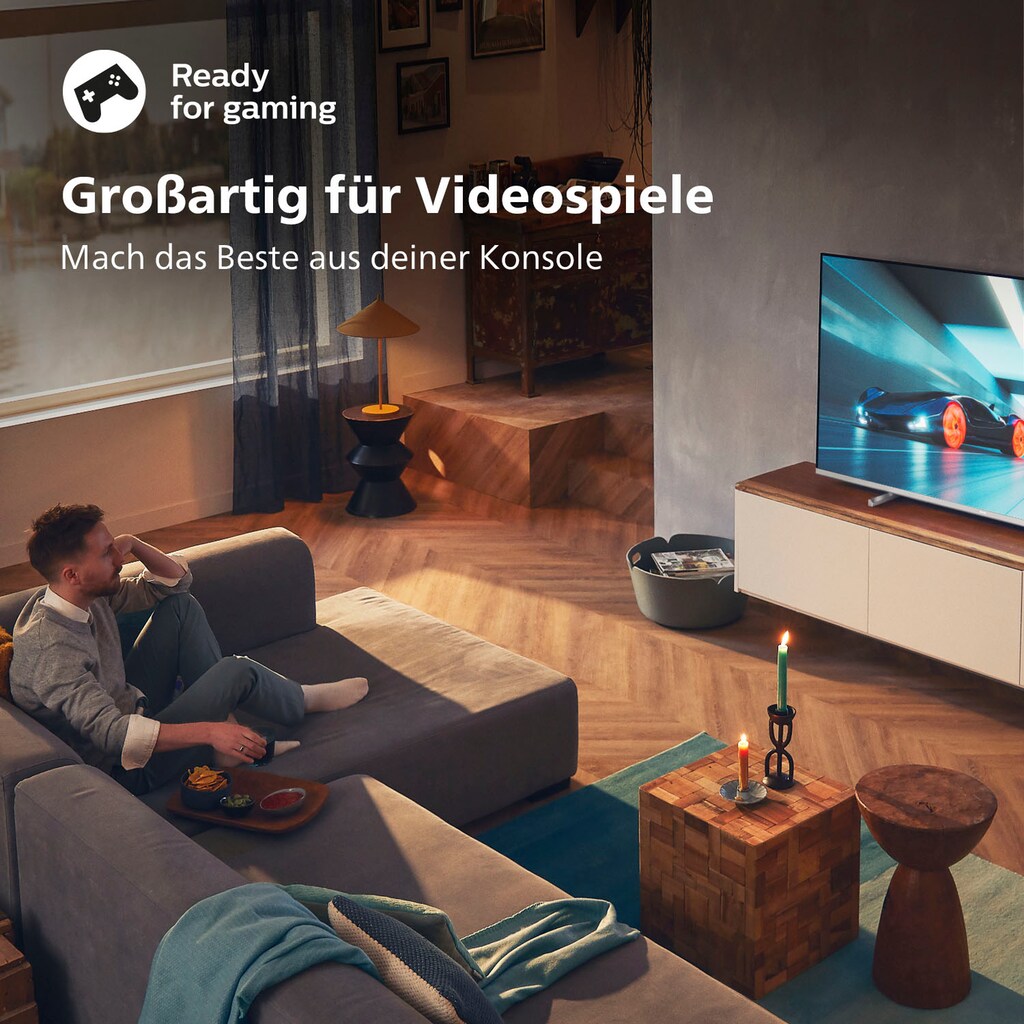 Philips LED-Fernseher »50PUS7657/12«, 126 cm/50 Zoll, 4K Ultra HD, Smart-TV