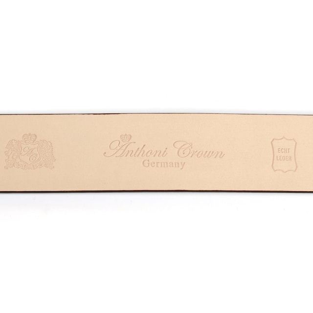 Anthoni Crown Ledergürtel, mit kleinem Emblem auf der Schließe online  kaufen | UNIVERSAL