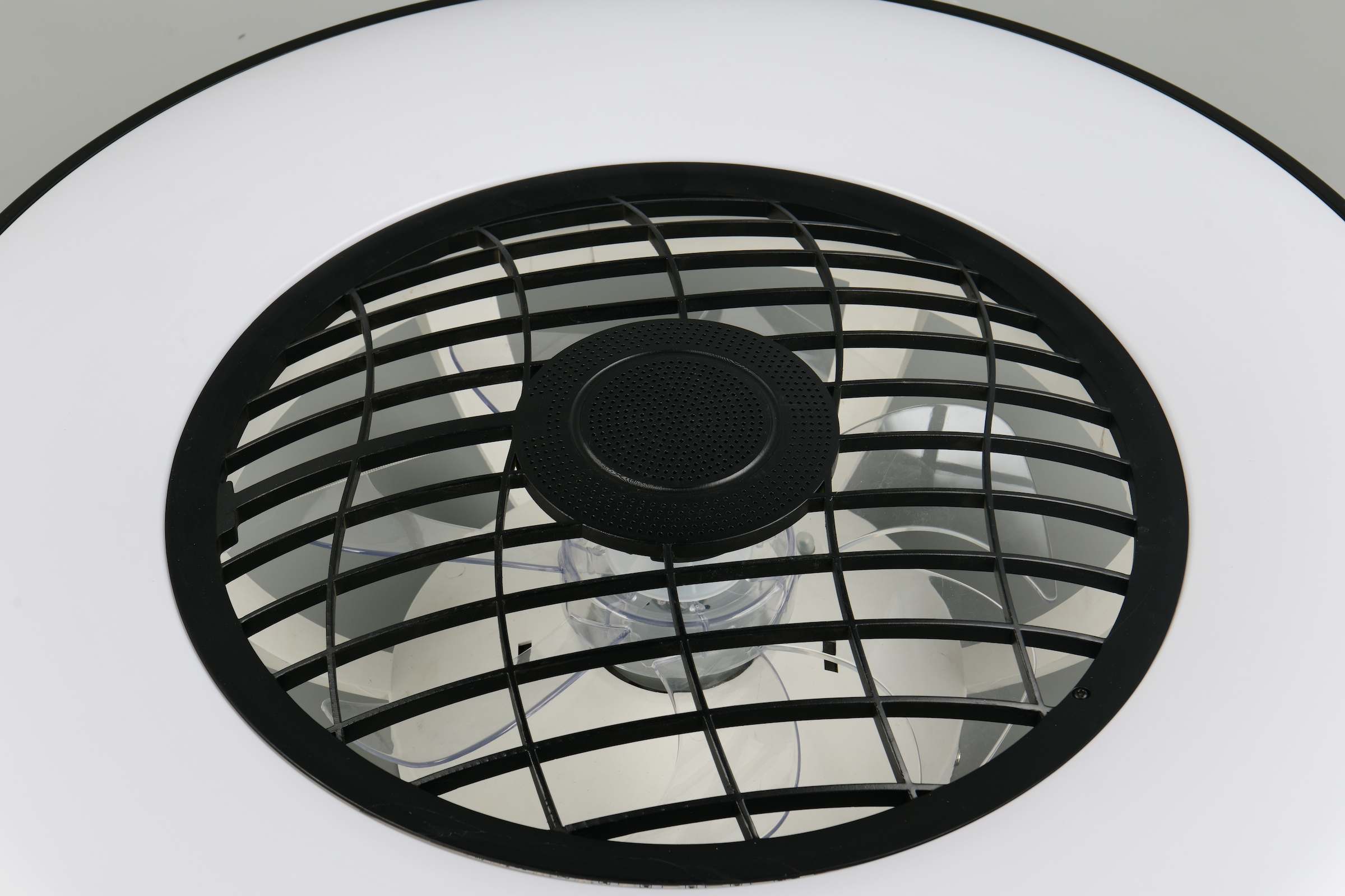 REALITY Leuchten LED Deckenleuchte »LINKÖPING mit Ventilator, Deckenventilator mit Licht inklFernbedienung« LED-Board 1 Stk. warmweiß - kaltweiß mit Bluetooth Lautsprecher, RGB Farbwechsel 3 Geschwindigkeiten Timer