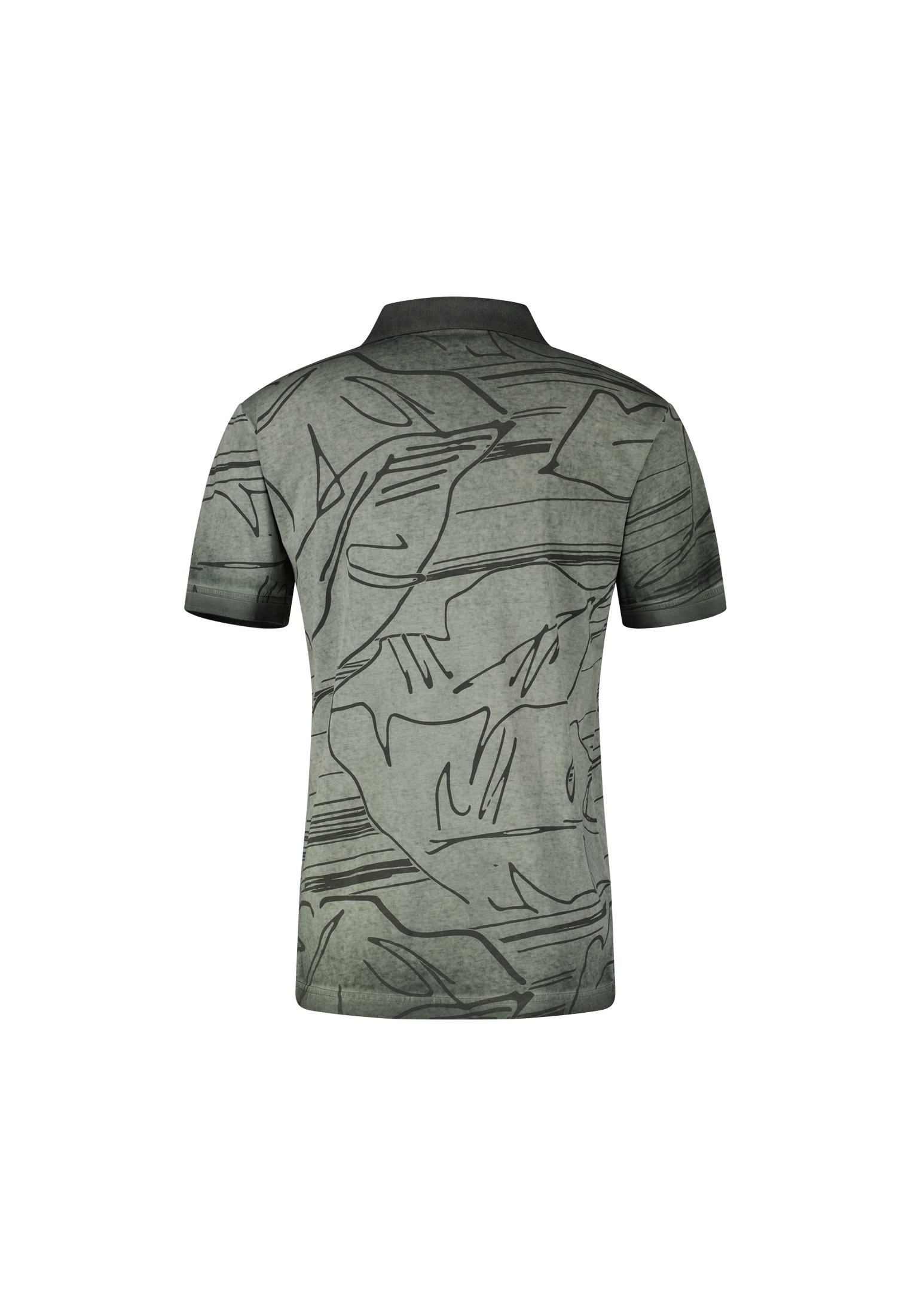 LERROS Poloshirt »LERROS Poloshirt *Floral Lines*«