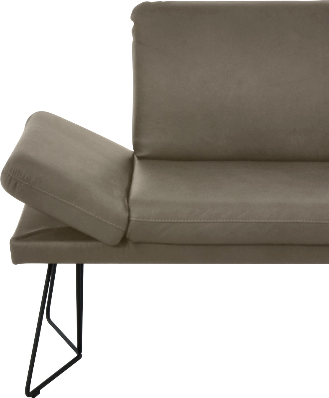 K+W Komfort & Wohnen Polsterbank »Pego« Seitenteilverstellung, wahlweise in 206 oder 226cm