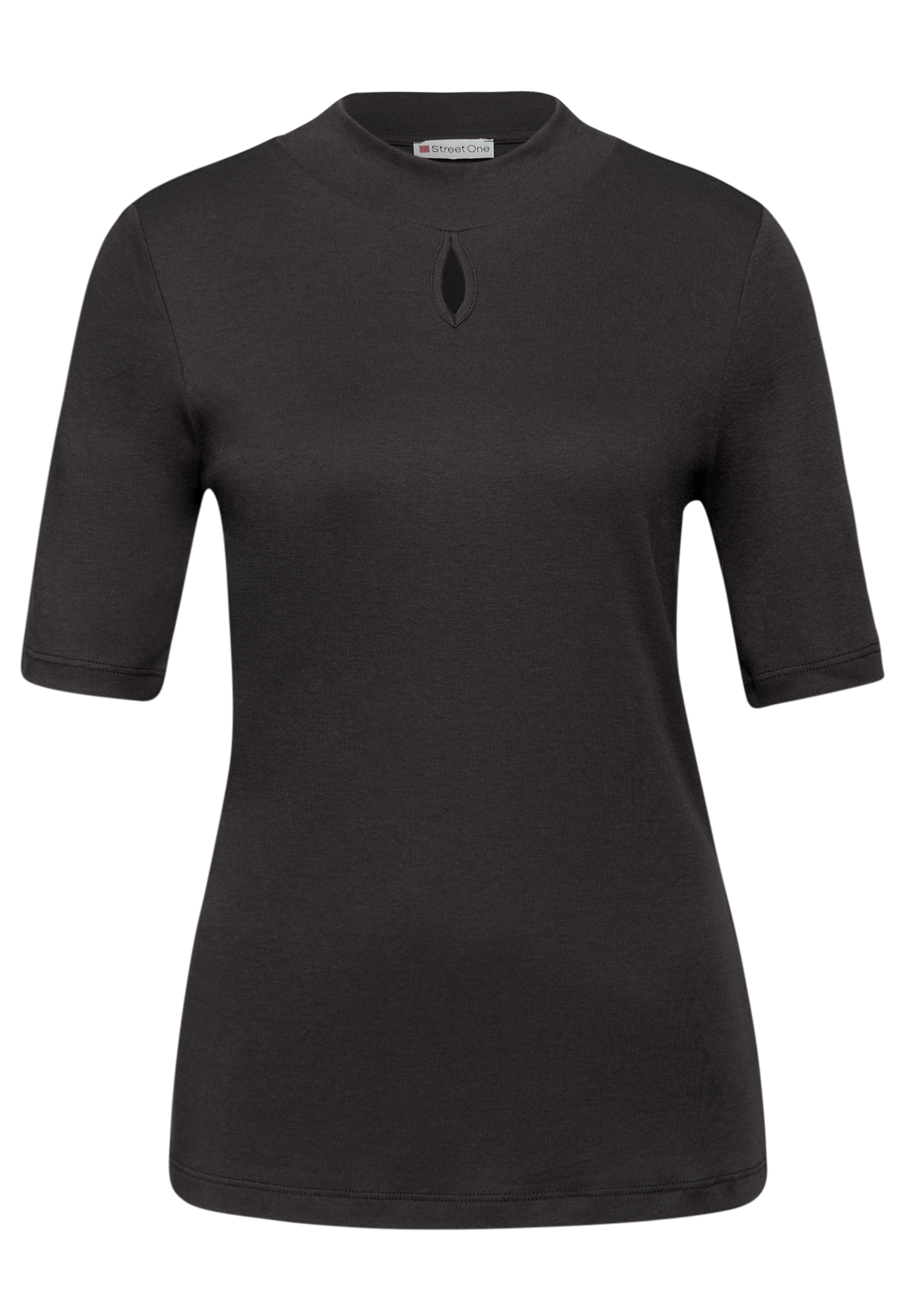 STREET ONE T-Shirt mit Turtleneck und Cut-Out