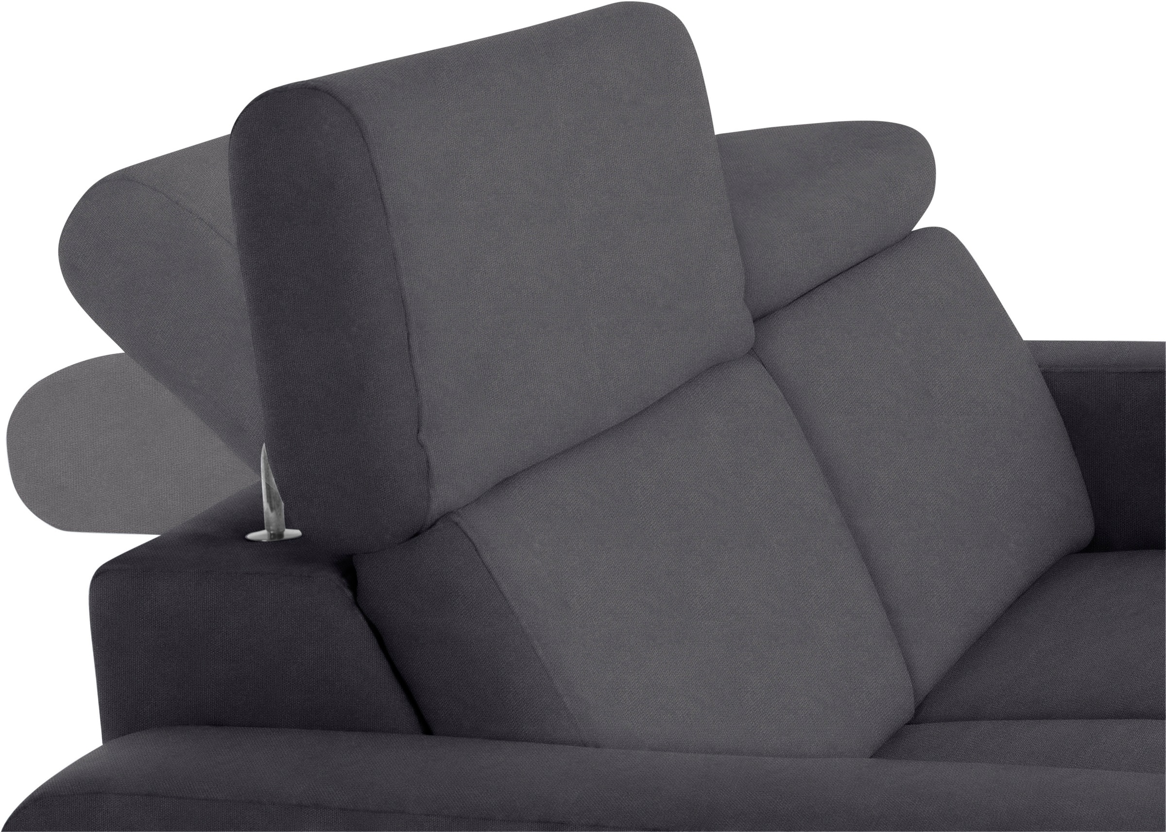 sit&more 2,5-Sitzer »Bologna«, inklusive Kopfteilverstellung und Federkern