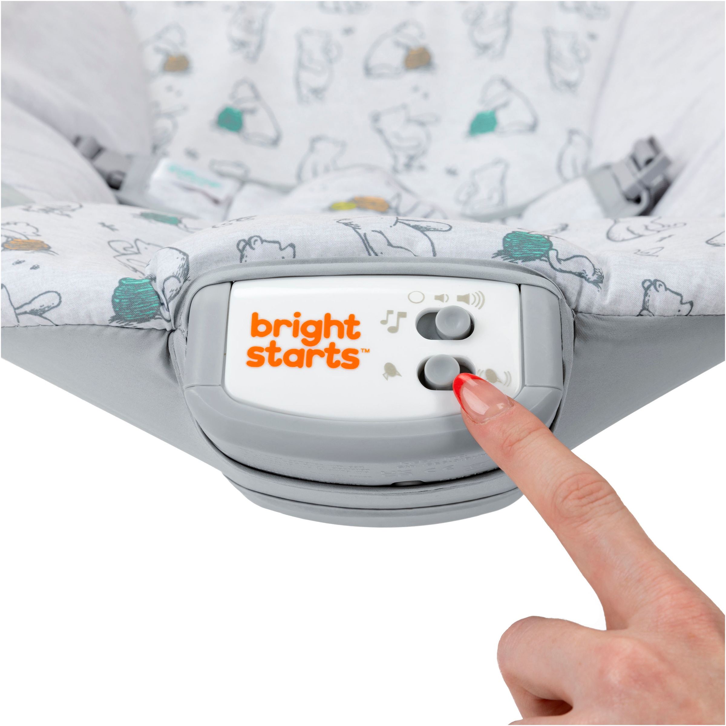 Bright Starts Babywippe »Disney Winnie the Pooh Classic Pals Vibrating Bouncer« bis 9 kg mit Sound-Effekt