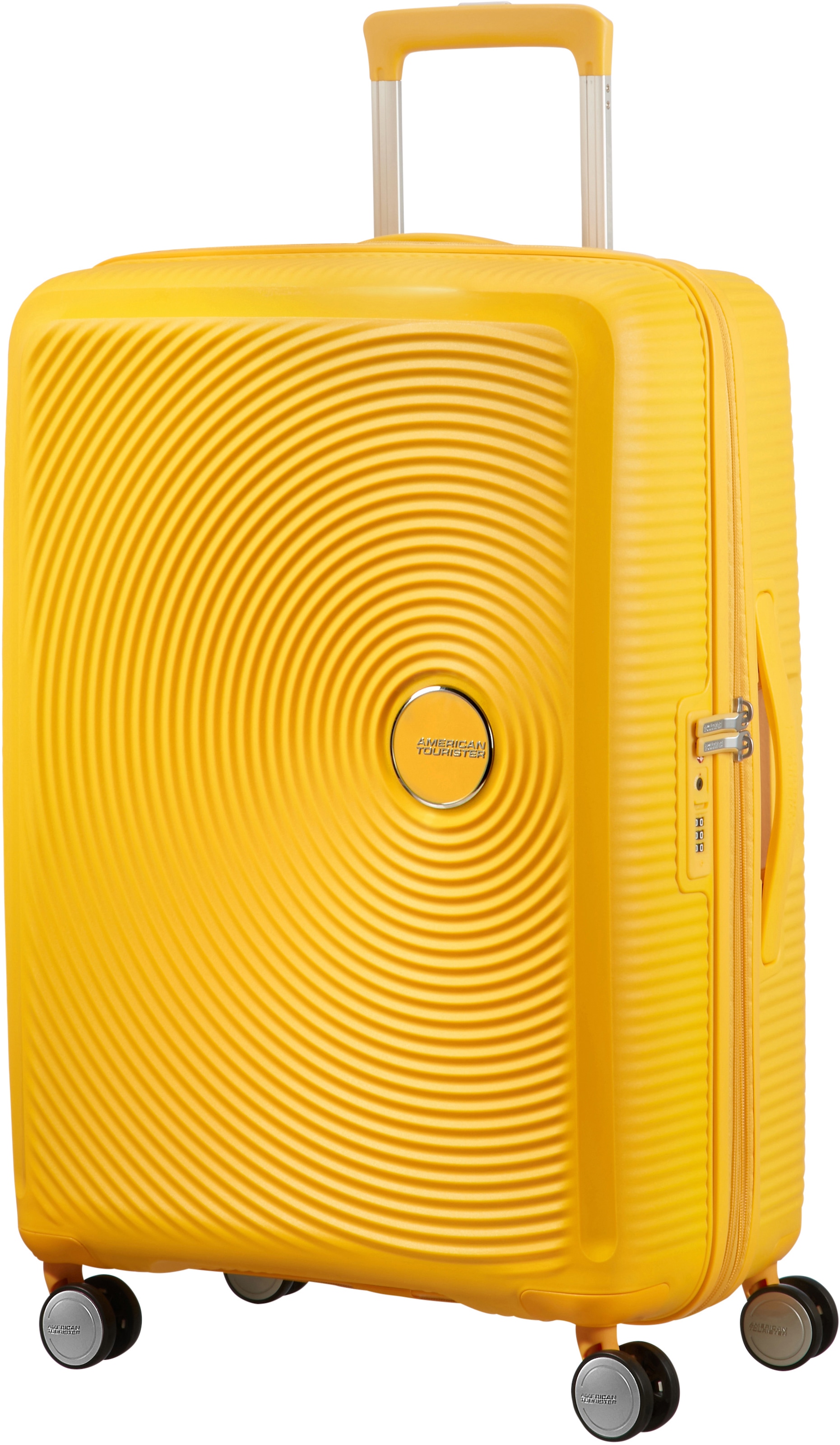 American Tourister® Hartschalen-Trolley »SOUNDBOX, in verschiedenen Farben und Größen«, 4 Rollen, Reisekoffer Trolley Aufgabegepäck TSA-Zahlenschloss Volumenerweiterung