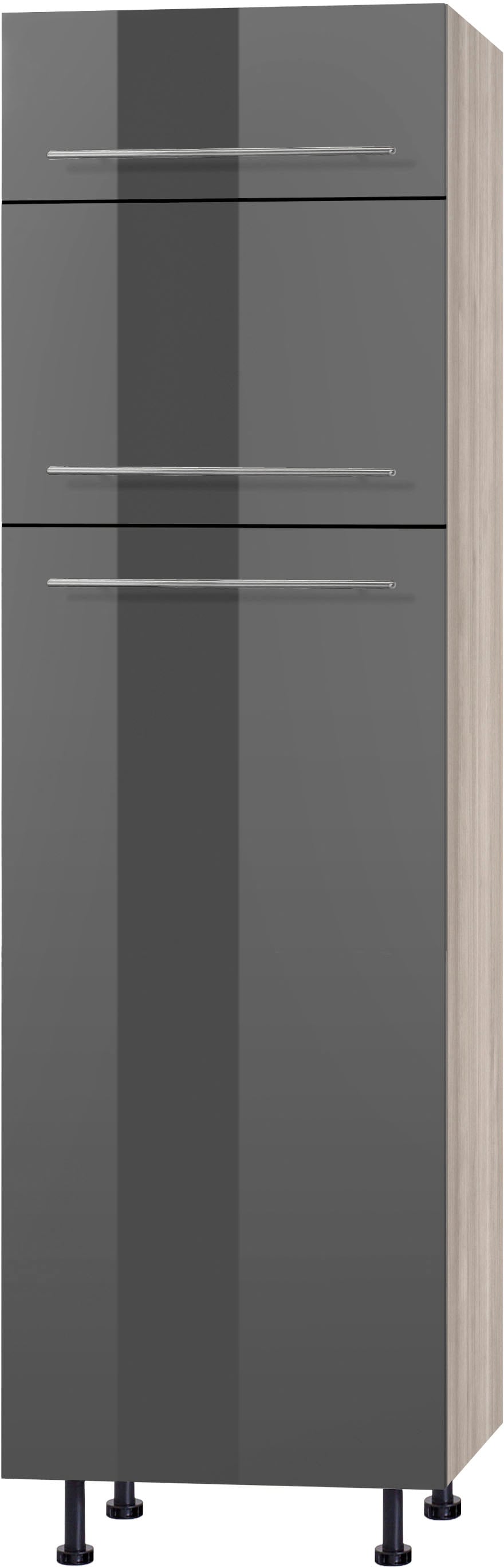 Stellfüßen mit hoch, Kühlumbauschrank »Bern«, kaufen 60 auf breit, Raten höhenverstellbaren cm OPTIFIT 212 cm