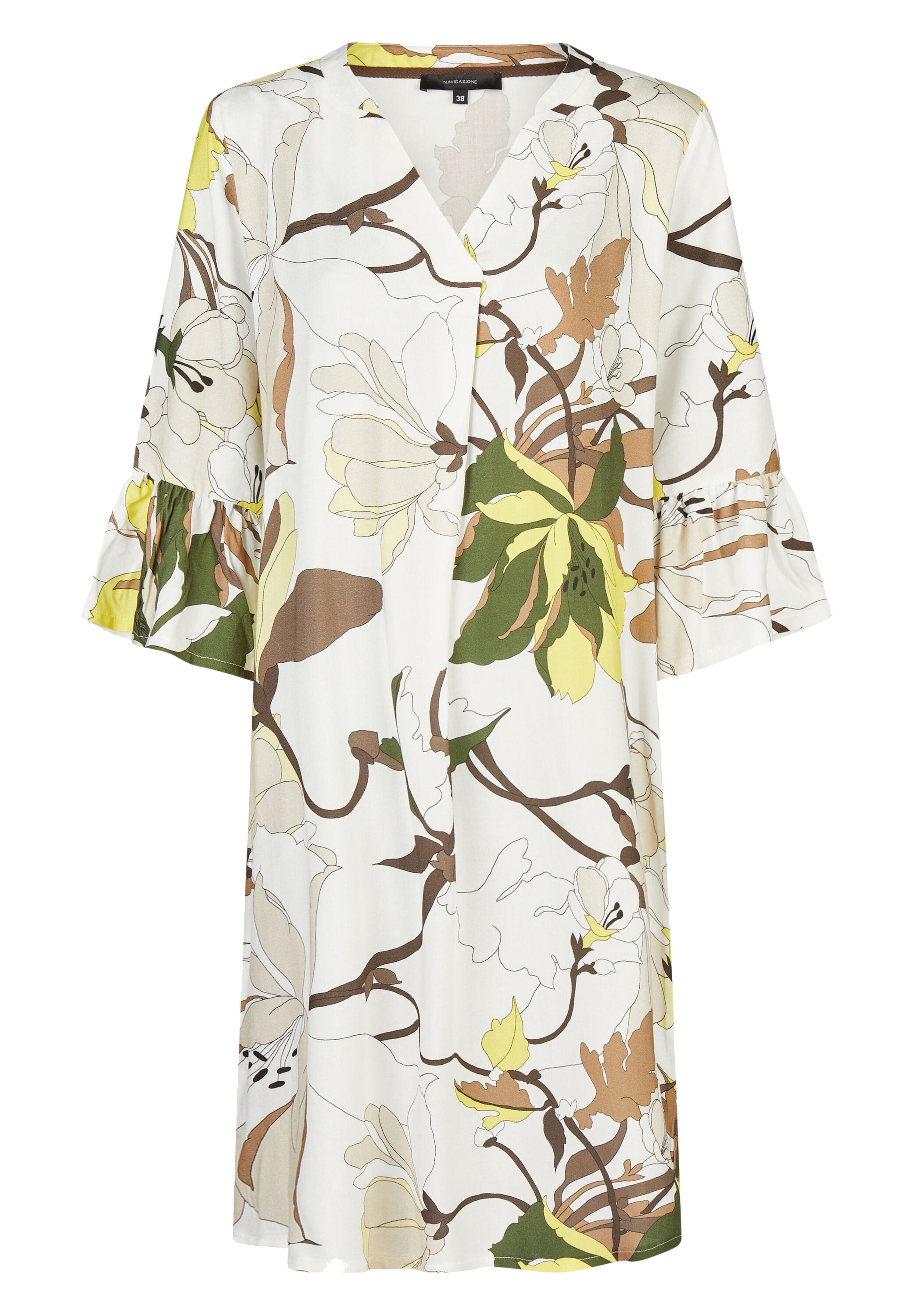 NAVIGAZIONE Blusenkleid »NAVIGAZIONE Kleid« Blumenmuster