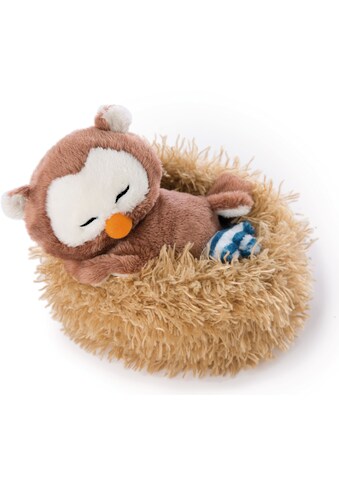 Nici Kuscheltier »The Owlsons, Eule Oscar, 12 cm«, schlafend im Nest kaufen