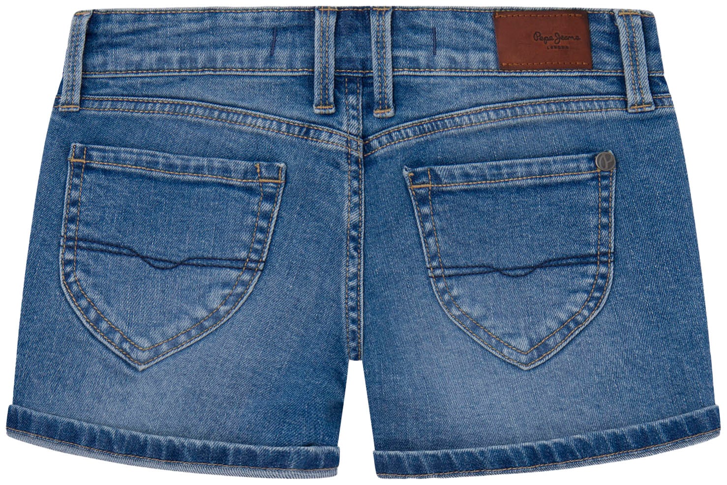 Pepe Jeans Shorts, mit Markenlabel auf der Rückseite