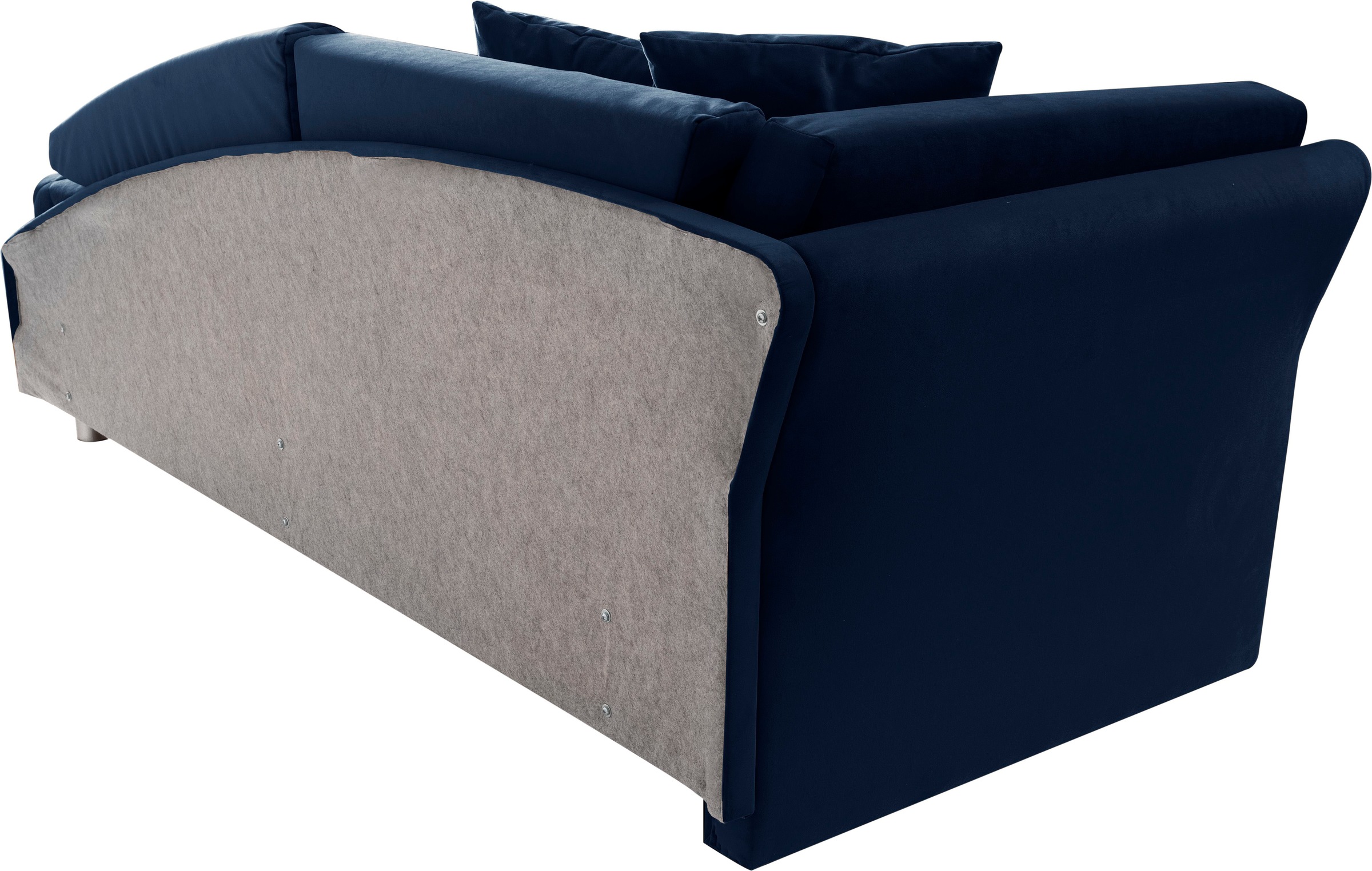 alina Schlafsofa »Lindsay«, Bettkasten, Zierkissen-Set aus: 2 Stk. 40x40cm, 1 Stk. 30x30cm