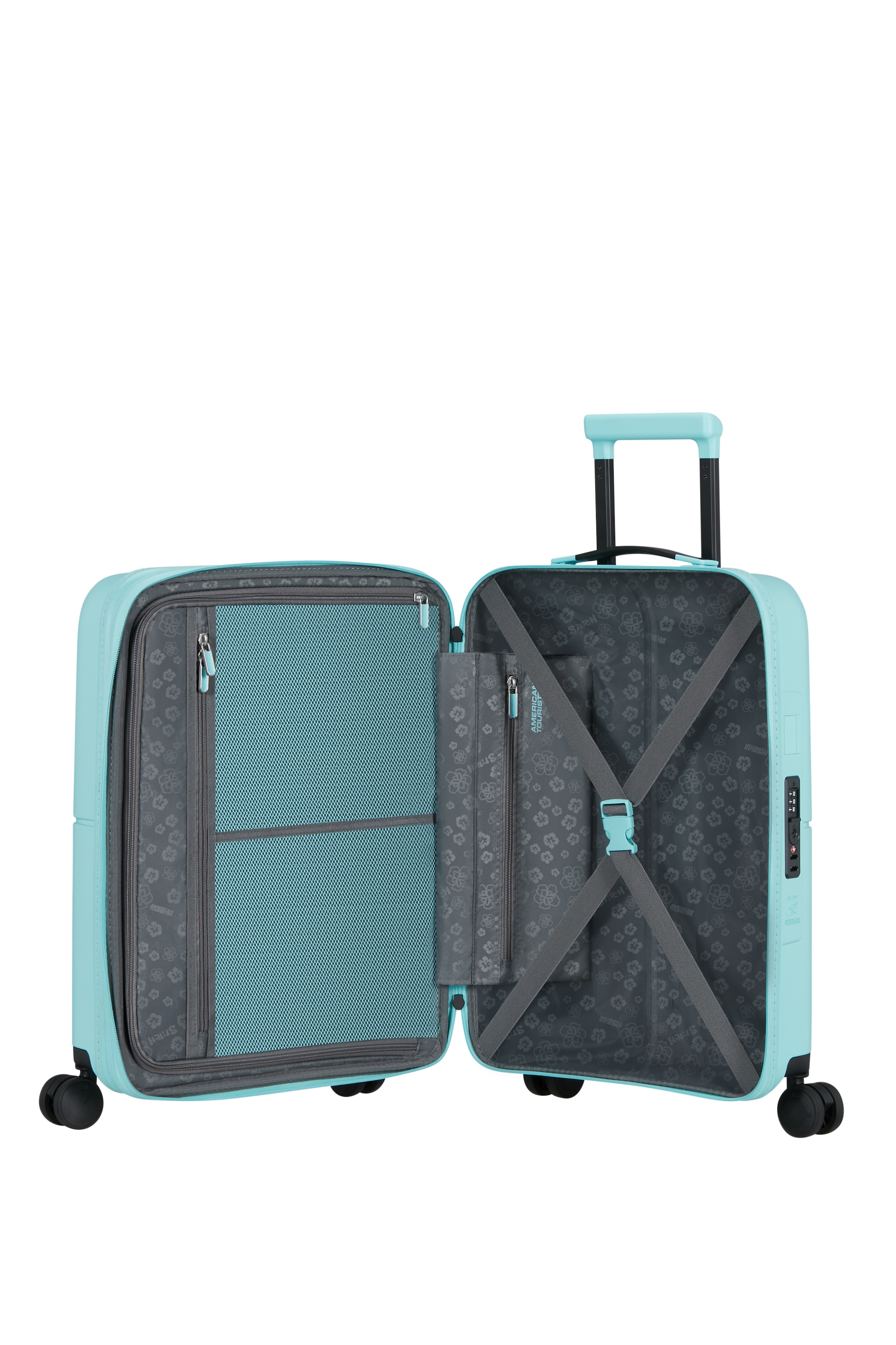 American Tourister® Hartschalen-Trolley »DASHPOP DISNEY, verschiedene Motive«, 4 Rollen, Volumenerweiterung Reisekoffer Reisegepäck