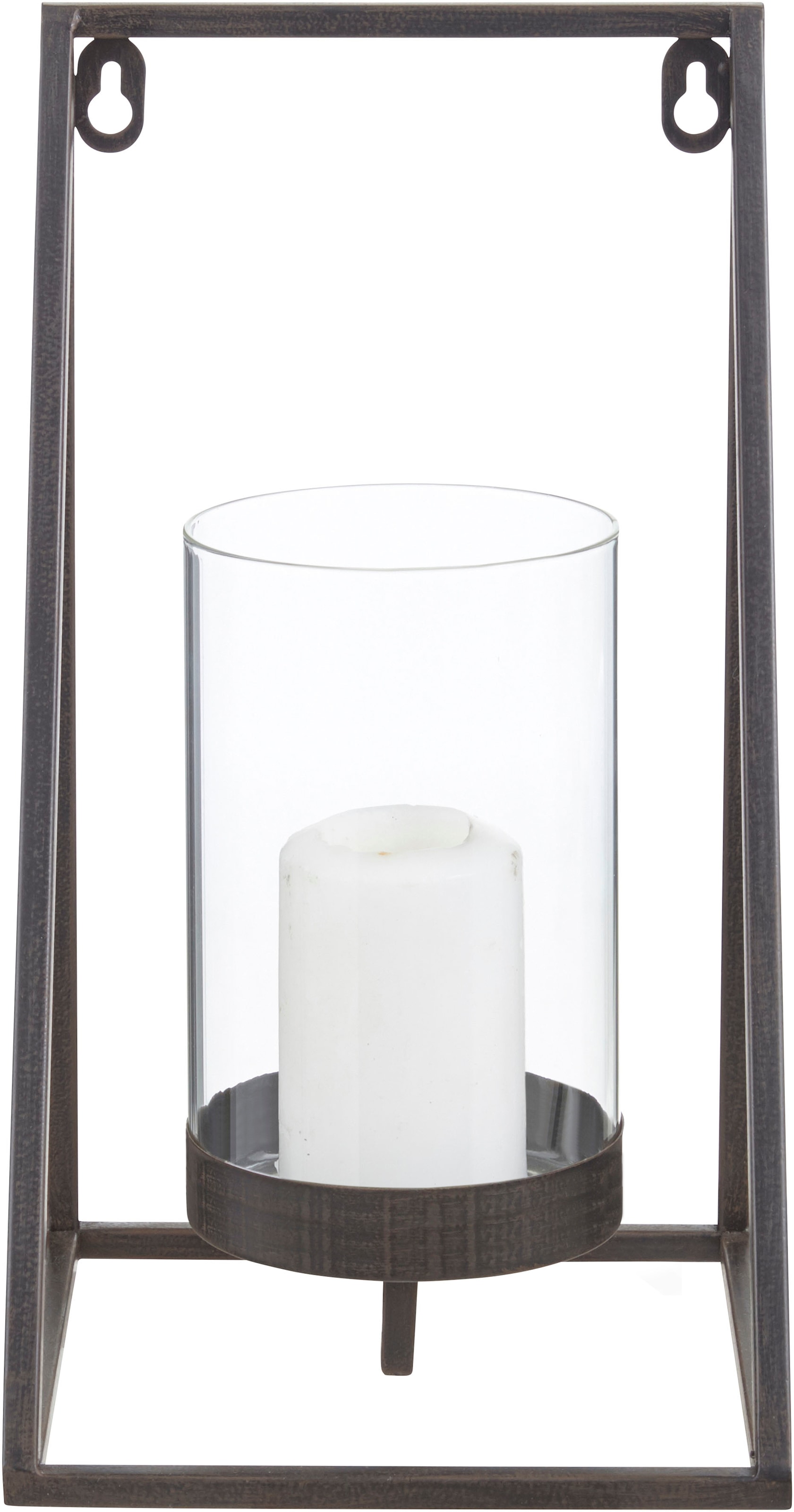 OTTO home Wandkerzenhalter »Industrial Candleholder« Industrial, modern, Metall, schwarz