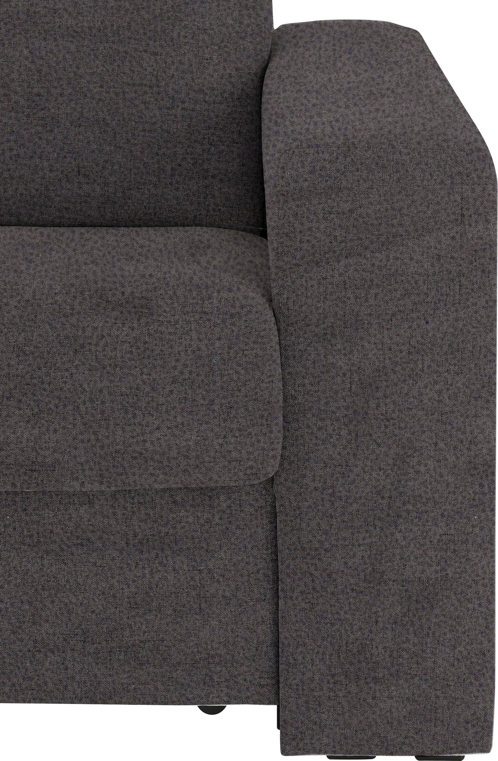 Home affaire Schlafsofa »Roma  Matratzenhöhe 14 cm« Dauerschlaffunktion, mit Unterfederung, Lattenrost, Matratze
